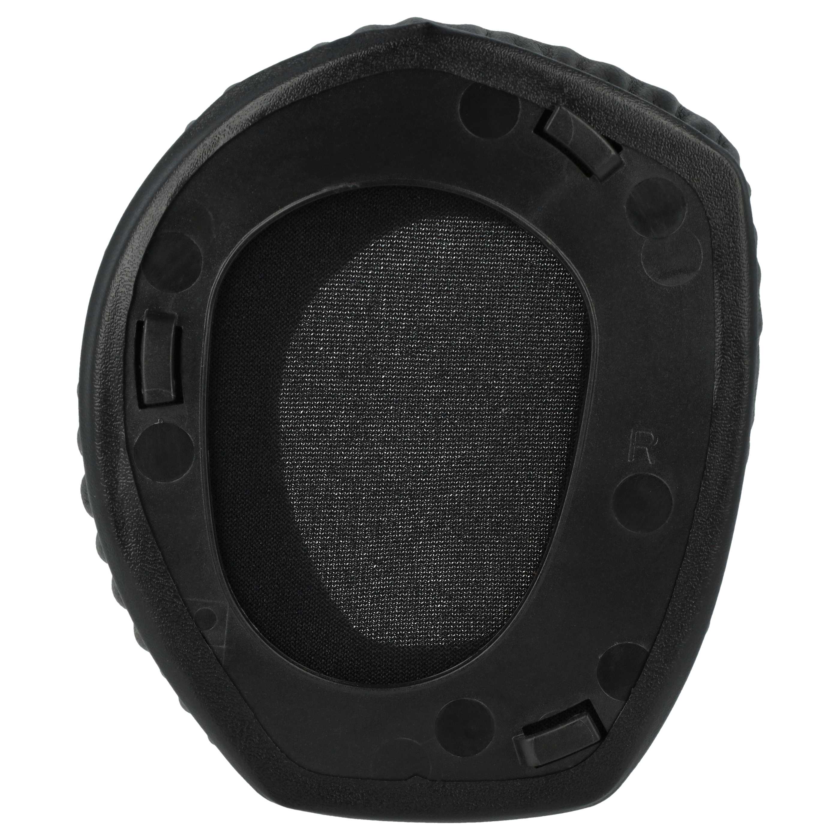 2x Poduszki do słuchawek zam. Sennheiser 562591, 562592, 562593, 10,7 x 8,7 cm, czarne