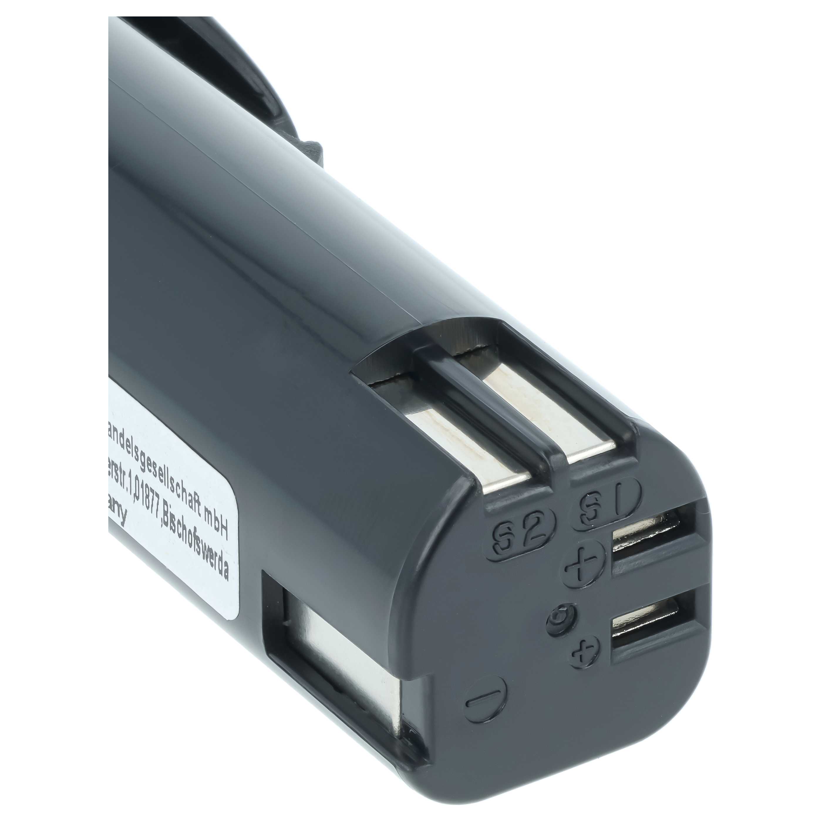 2x Batería para herramienta reemplaza Panasonic EZ9L10, EY9L10B - 2000 mAh, 3,6 V, Li-Ion