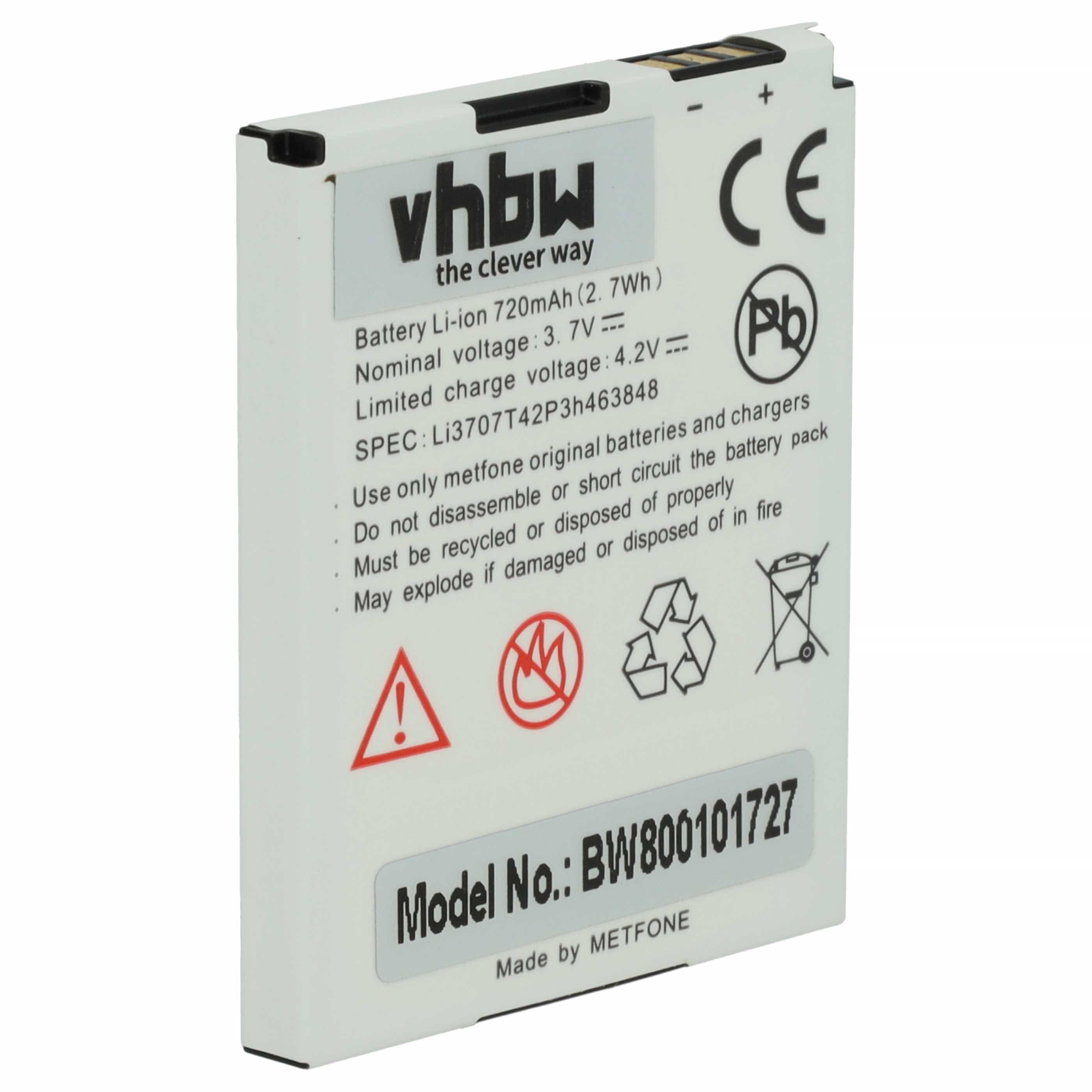 Akumulator do telefonu smartfona zamiennik ZTE Li3707T42P3h463848 - 600 mAh 3,7 V Li-Ion