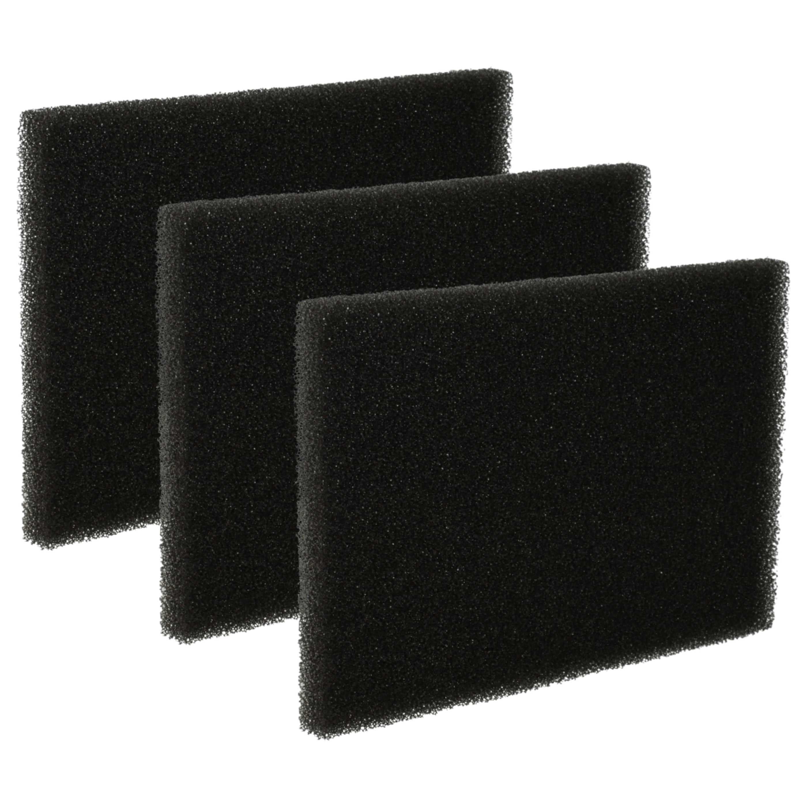 3x foam filter replaces 109616800/8, 421000466500/7, 1096168008 for Privileg Vacuum Cleaner, 8 x 12 cm