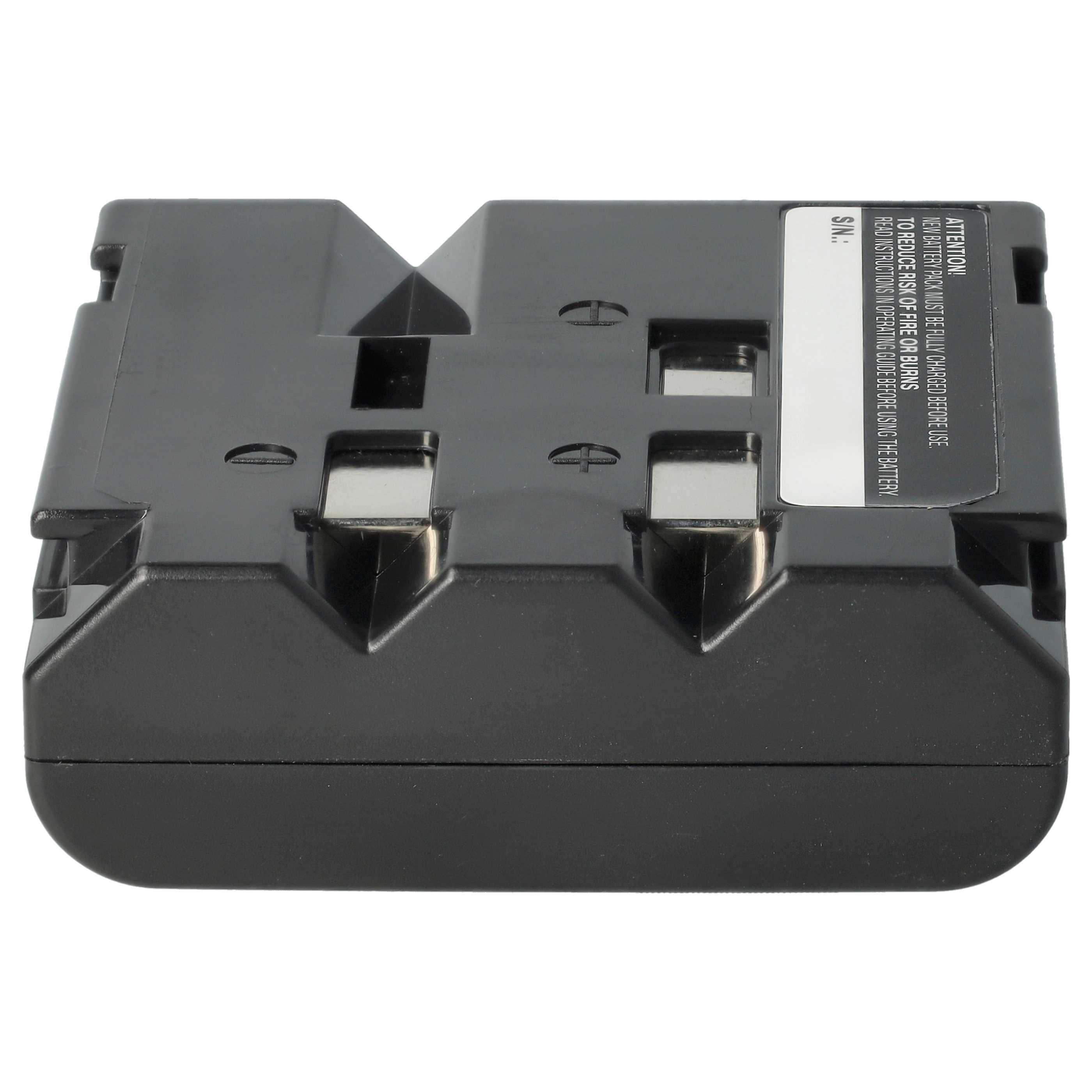 Videokamera-Akku (2 Stück) als Ersatz für Sharp BT-H21U, BT-H21, BT-H22, BT-H22U für Sharp - 2700mAh 3,6V NiMH