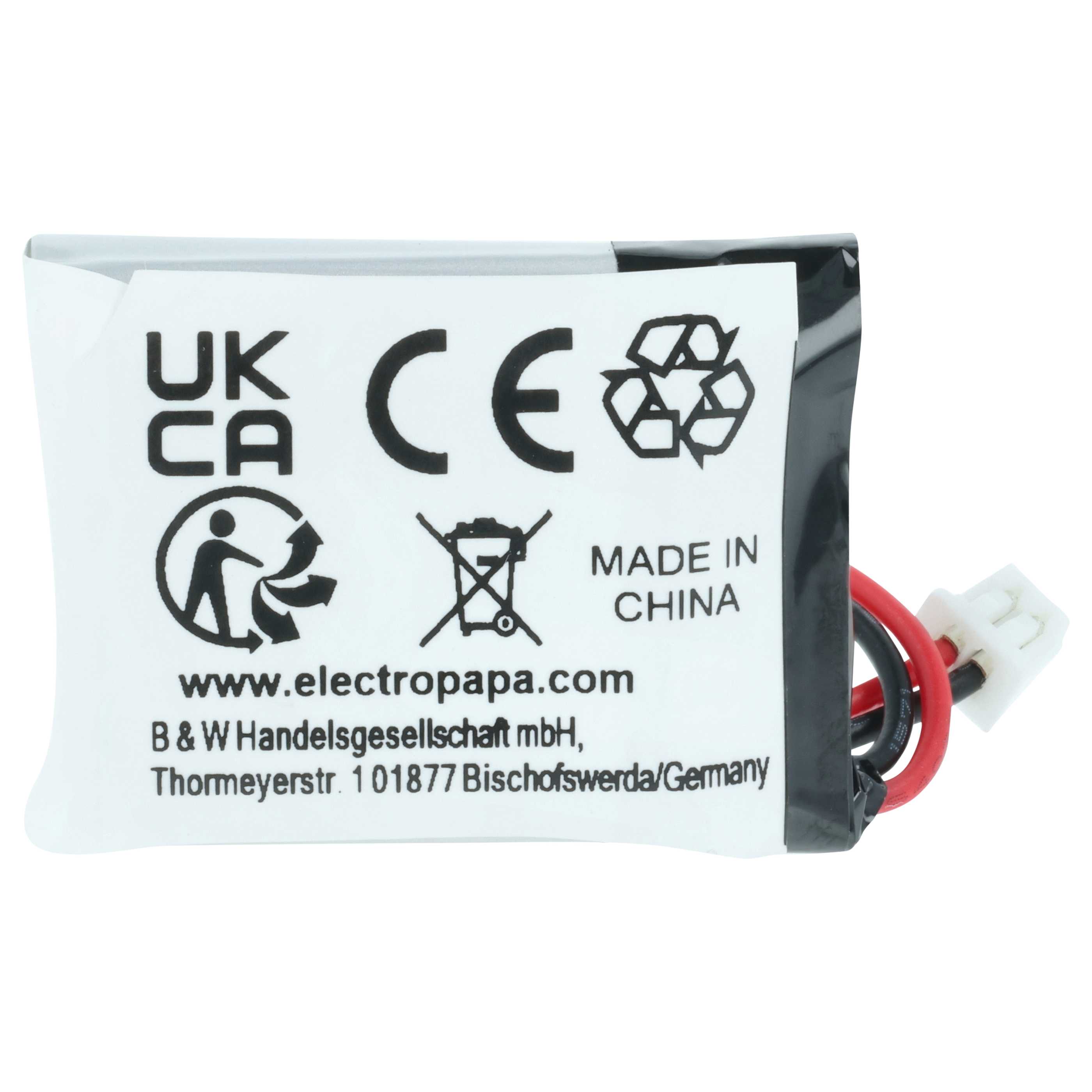 Batteria collare per collare per cani sostituisce Dogtra 892020, AE502025P, BP37P3303P - 300mAh 3,7V Li-Poly