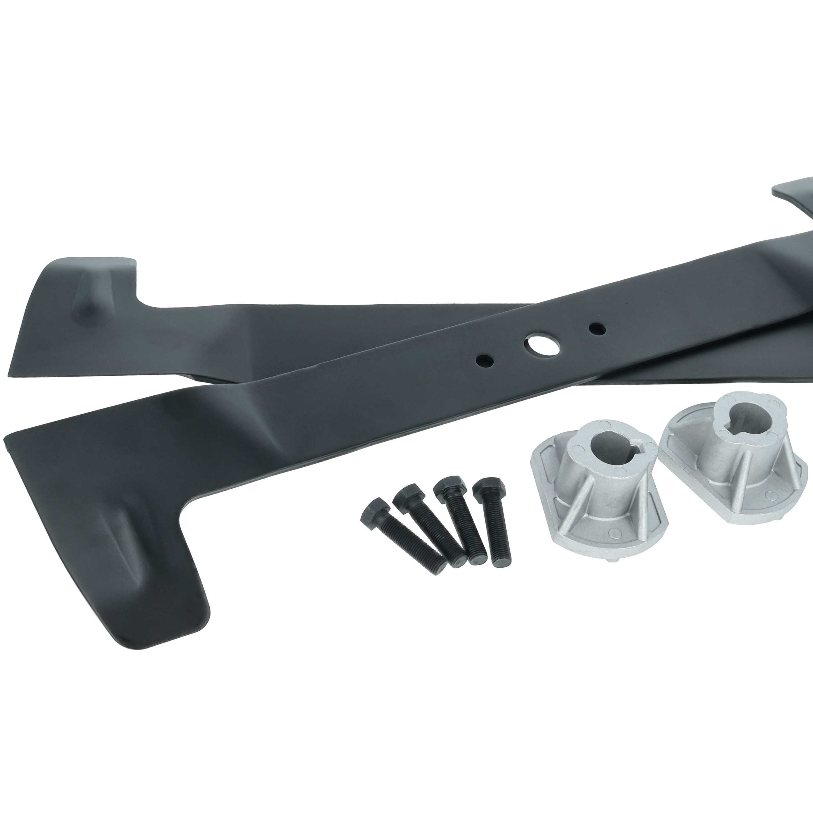 2x Lames remplace Brill CG82004341, CG82004340 pour tondeuse – Couteaux acier, Schwarz