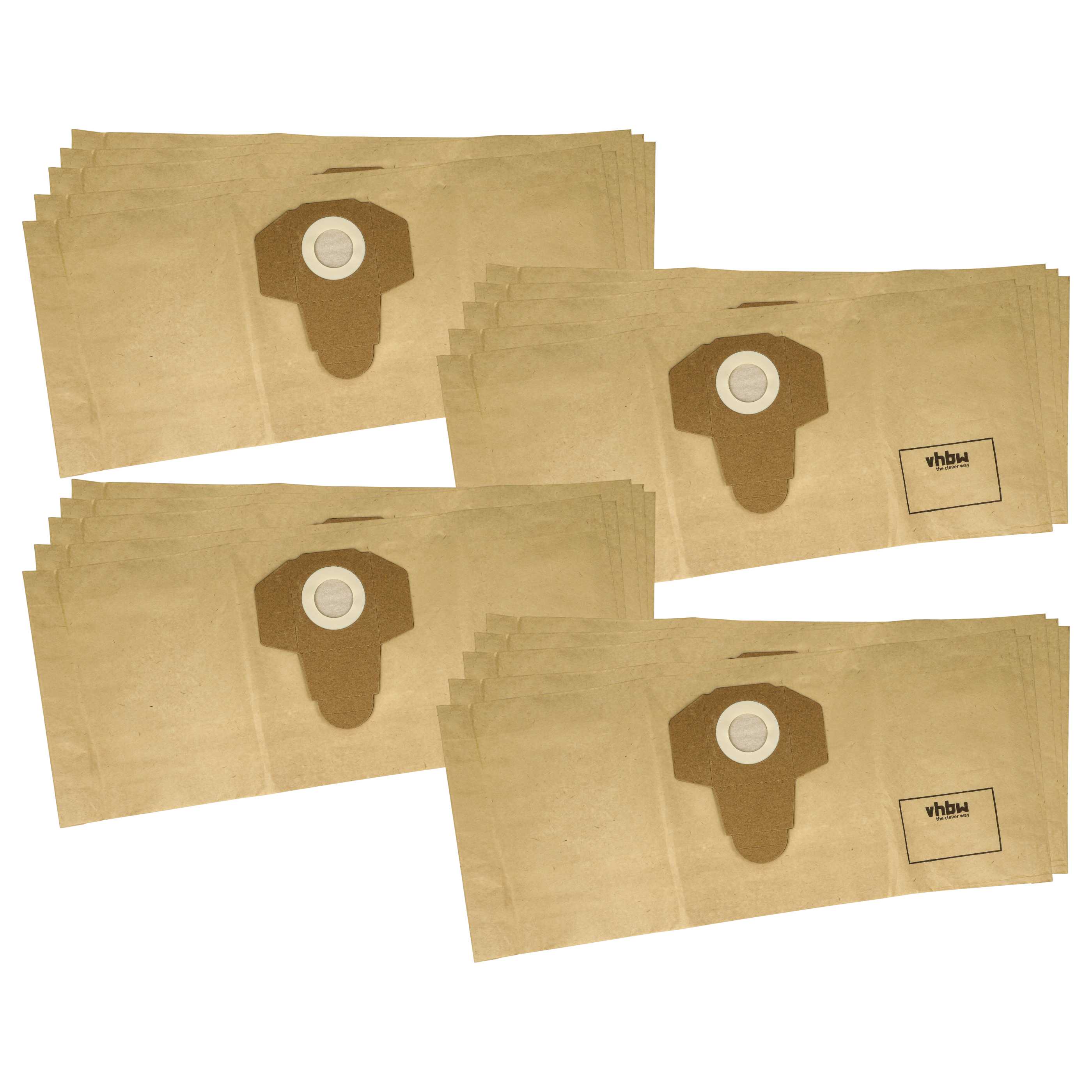 20x Vacuum Cleaner Bag replaces Parkside 30250132 for Parkside Vacuum Cleaners - paper