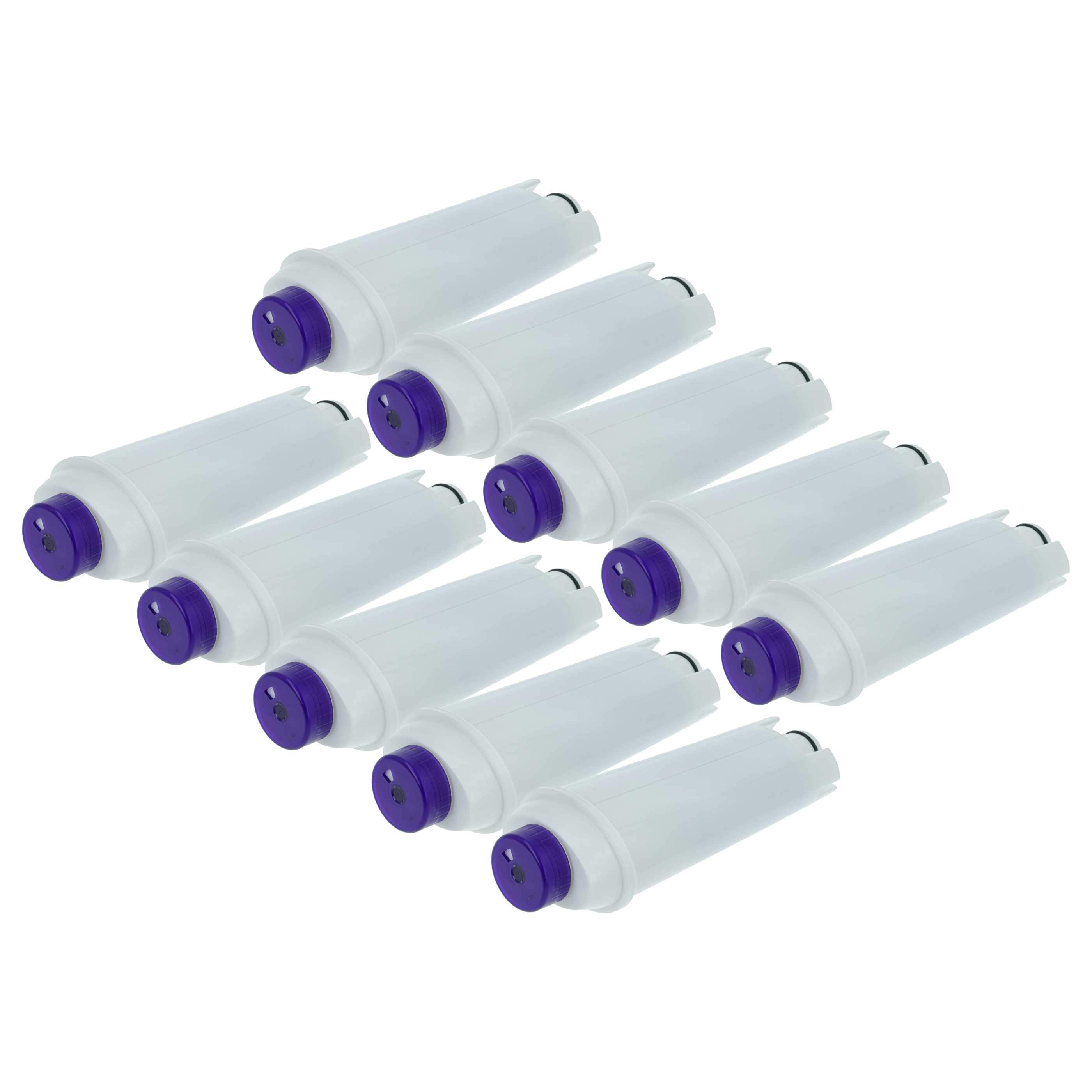 10x Filtres à eau remplace Aiitomg RB0001 pour machine à café DeLonghi – blanc