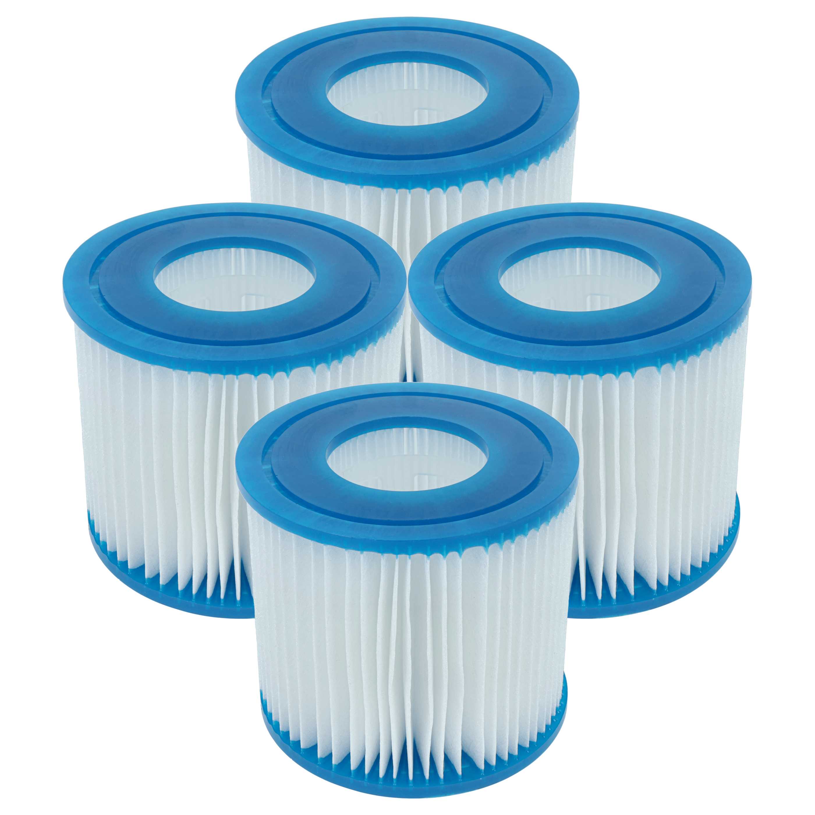 4x Filtre de piscine ou spa type VII remplacement pour Bestway FD2136, type VII, type D - Cartouche filtrante