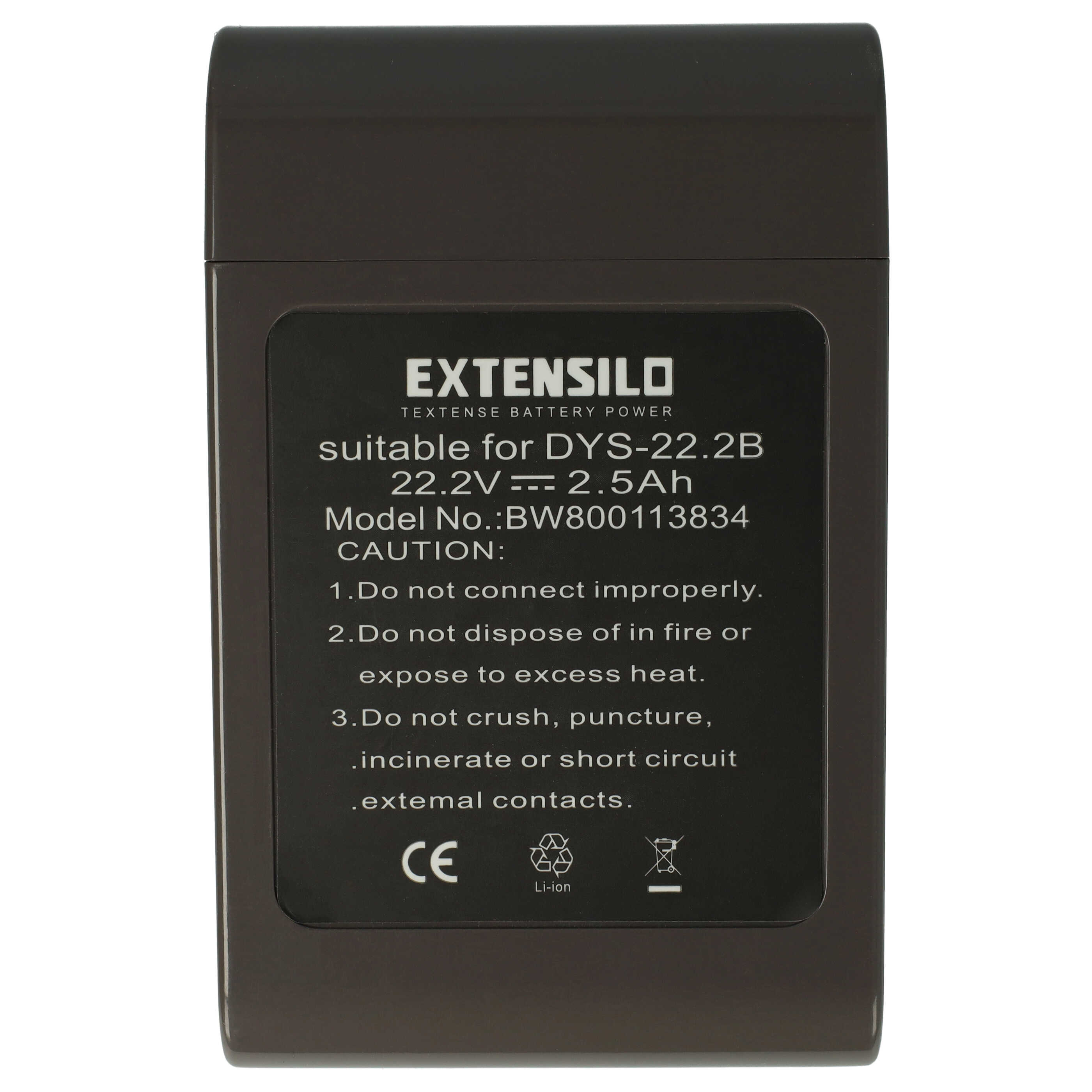 Akumulator do odkurzacza Dyson zamiennik Dyson 17083-5010, 17083-3009, 17083-3511 - 2500mAh 22,2V Li-Ion