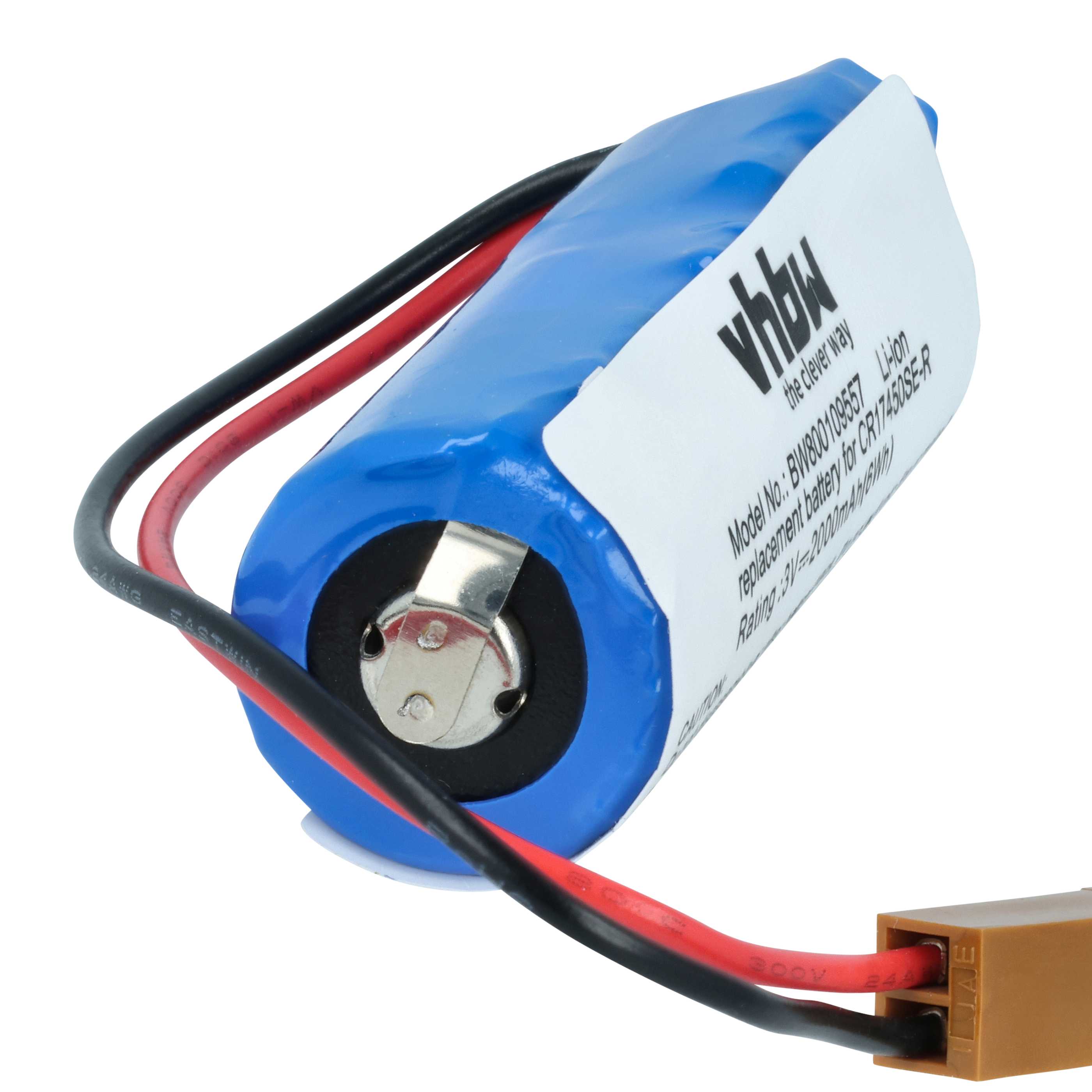 Industrial Controller Battery replaces A02B0200K102, A02B-0200-K102, CR17450ER-CX - 2000mAh 3V Li-Ion