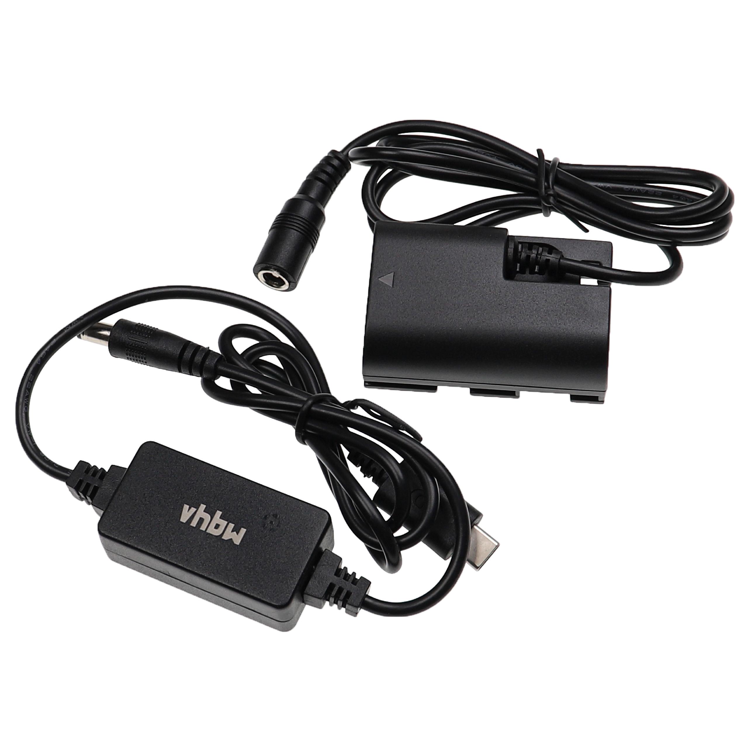 USB Power Supply replaces ACK-E6 for Camera + DC Coupler Fully Decoded as Canon - 2 m, 8.4 V 3.0 A