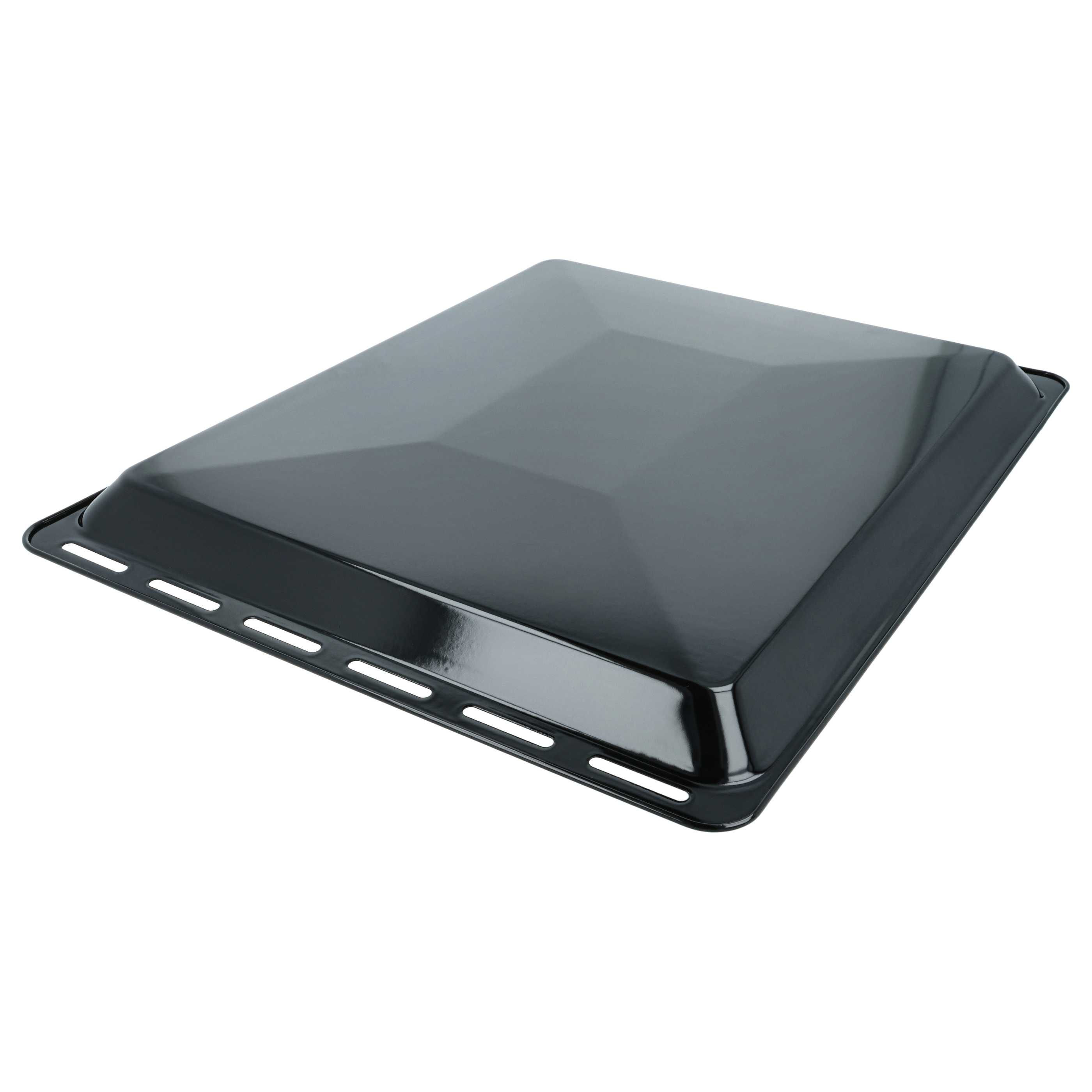 Plaque remplace Amica 00434175, 00435847, 00574876, 00574912 pour four - 46,5 x 37 x 3 cm, anti-adhésif noir