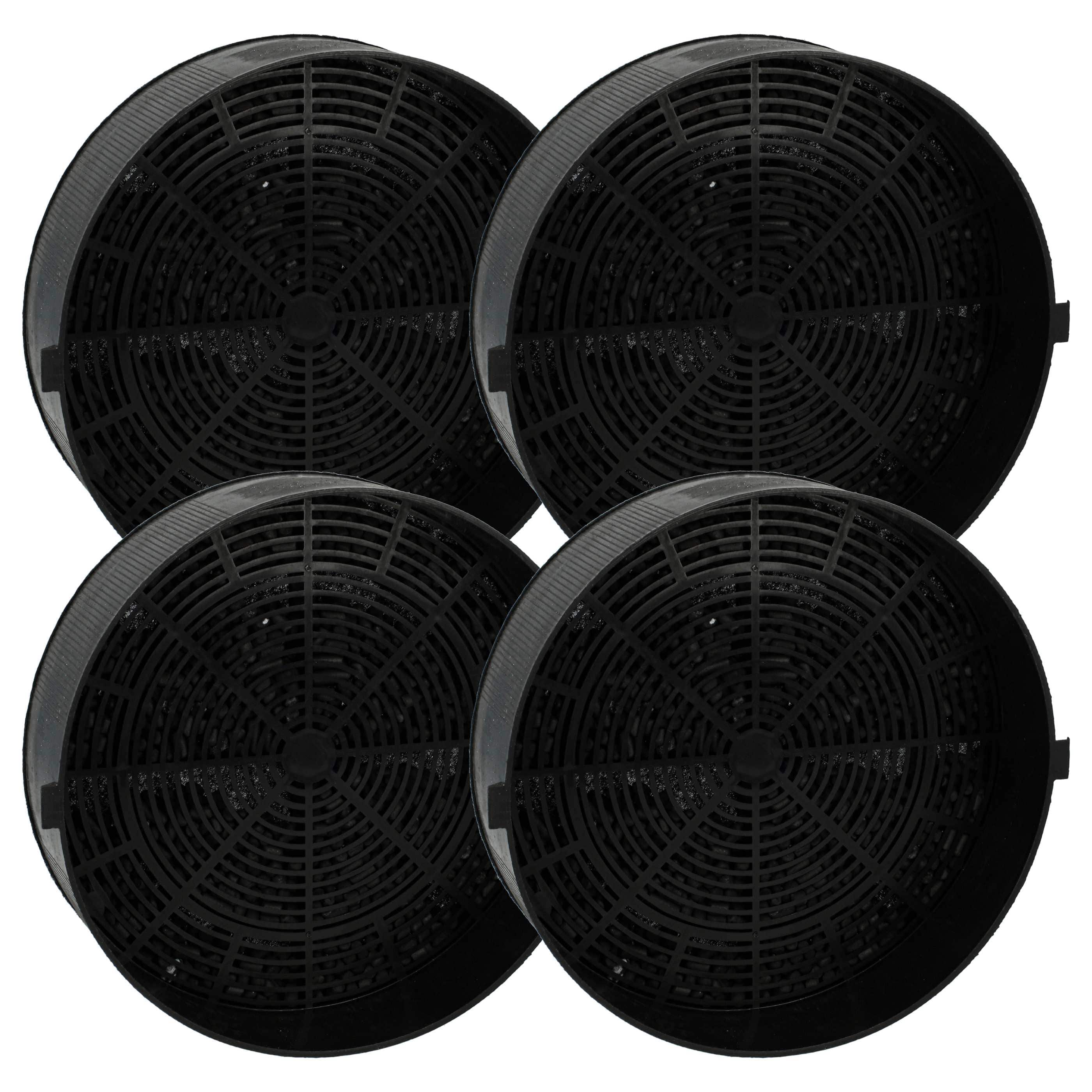 4x Filtres à charbon actif pour hotte Alno, turboair, Camino, Electrolux