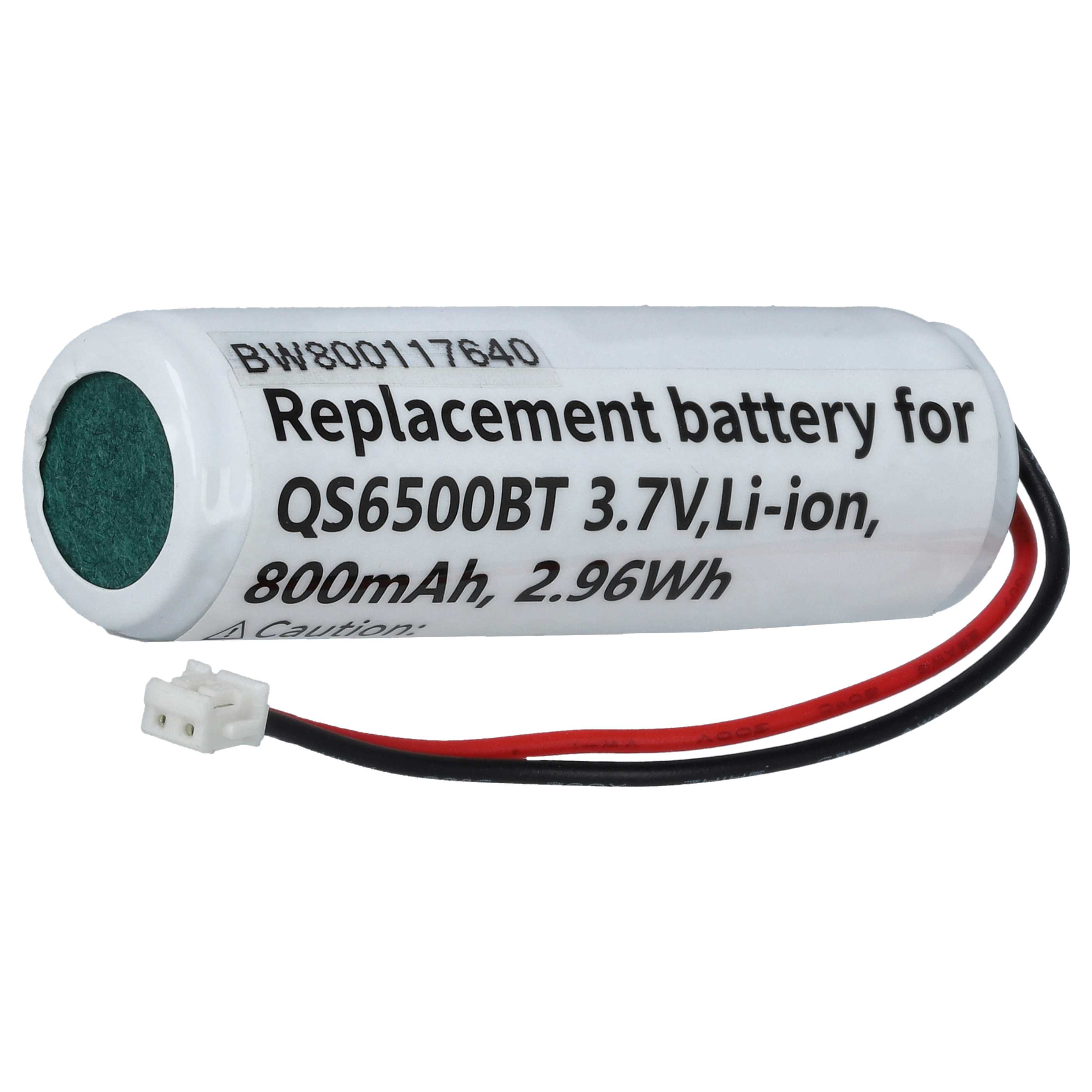 Batterie remplace Datalogic 10-4765, EP0906, 5-3112 pour scanner de code-barre - 800mAh 3,7V Li-ion