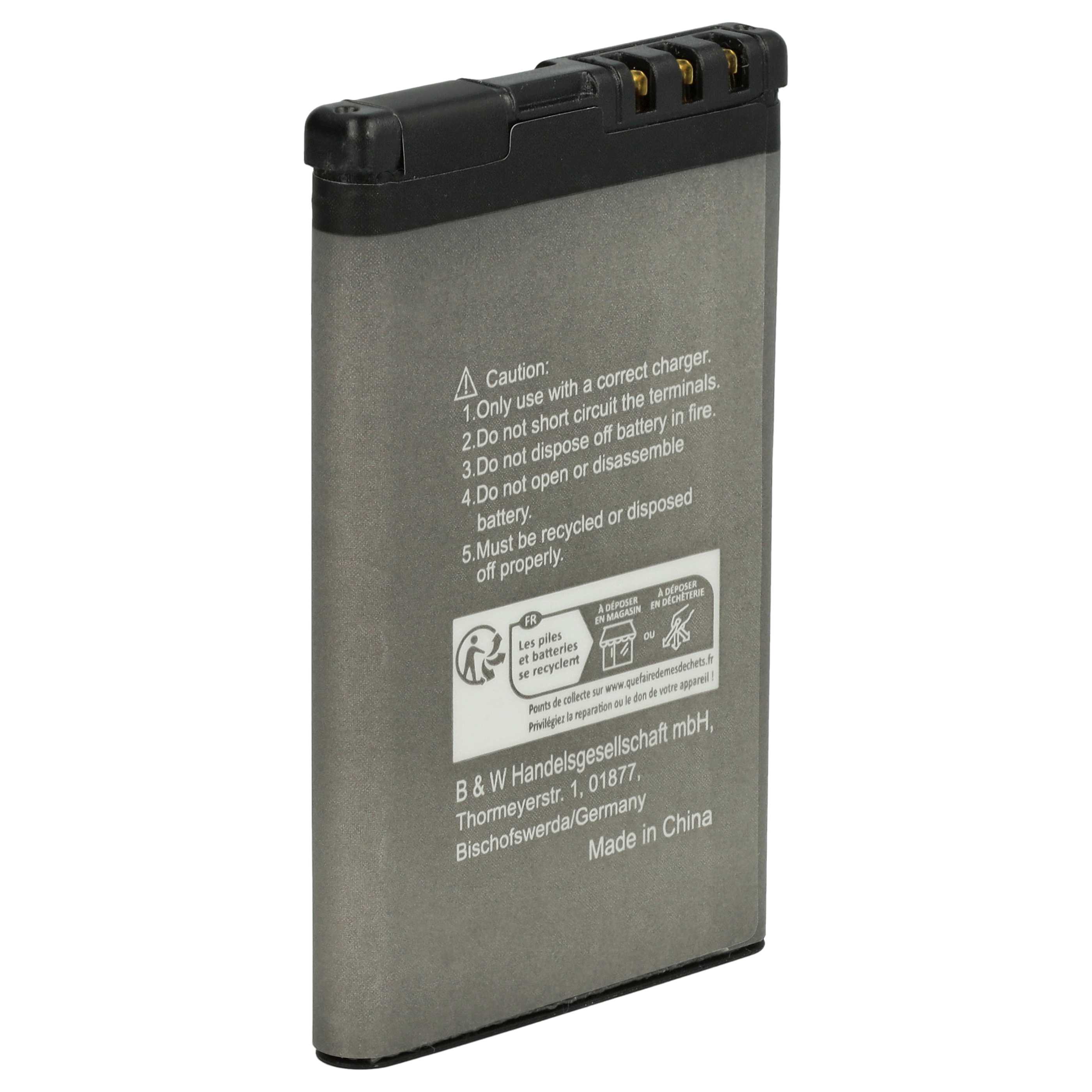 Akumulator do telefonu smartfona zamiennik Nokia BL-5CT - 1200 mAh 3,7 V Li-Ion