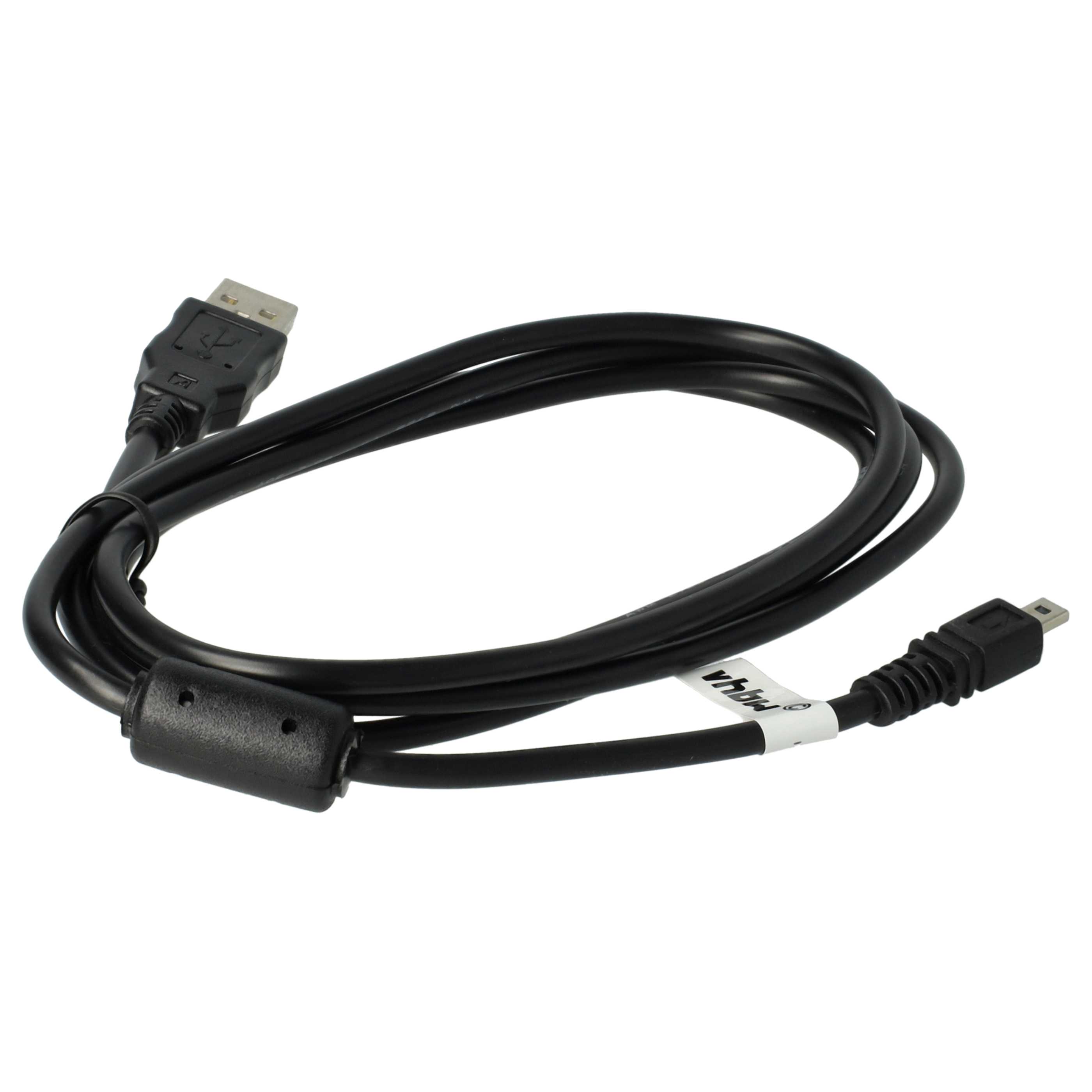 2x USB Data Cable replaces Casio EMC-5U for Fujifilm Camera etc. - 150 cm
