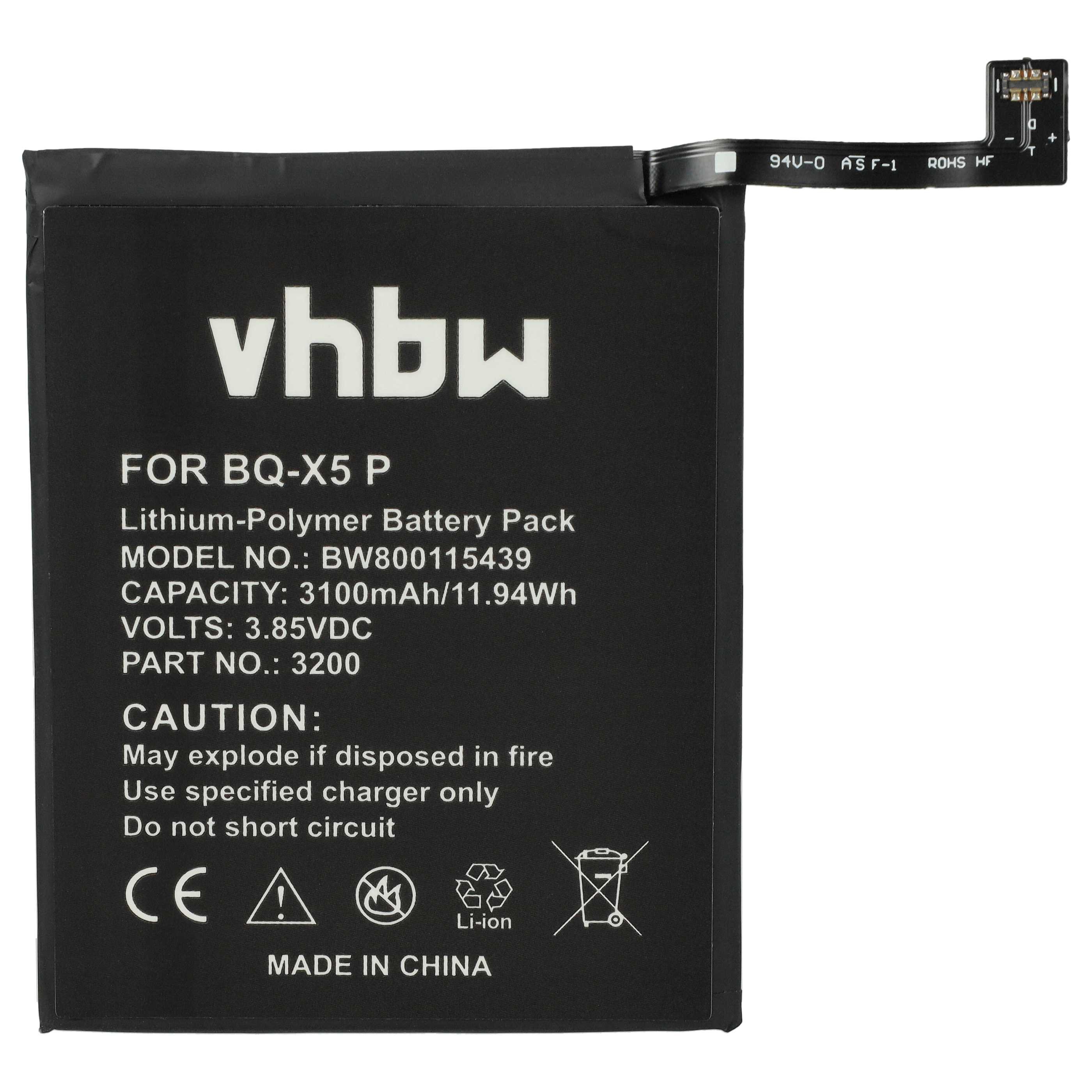 Akumulator do telefonu smartfona zamiennik BQ 3200 - 3100 mAh 3,85 V LiPo