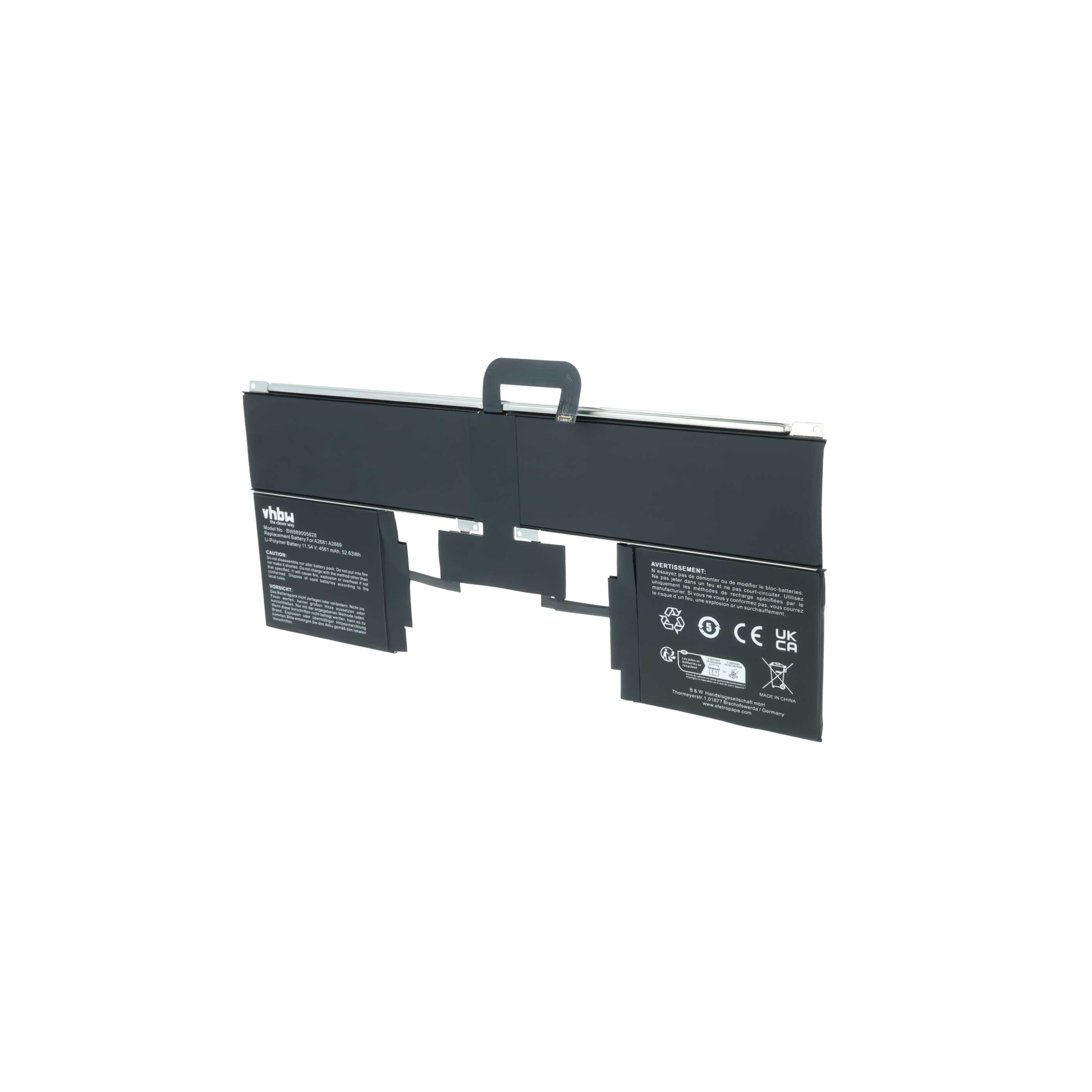 Tablet Battery Replacement for Apple A2669 - 4561 mAh 11.54 V Li-polymer