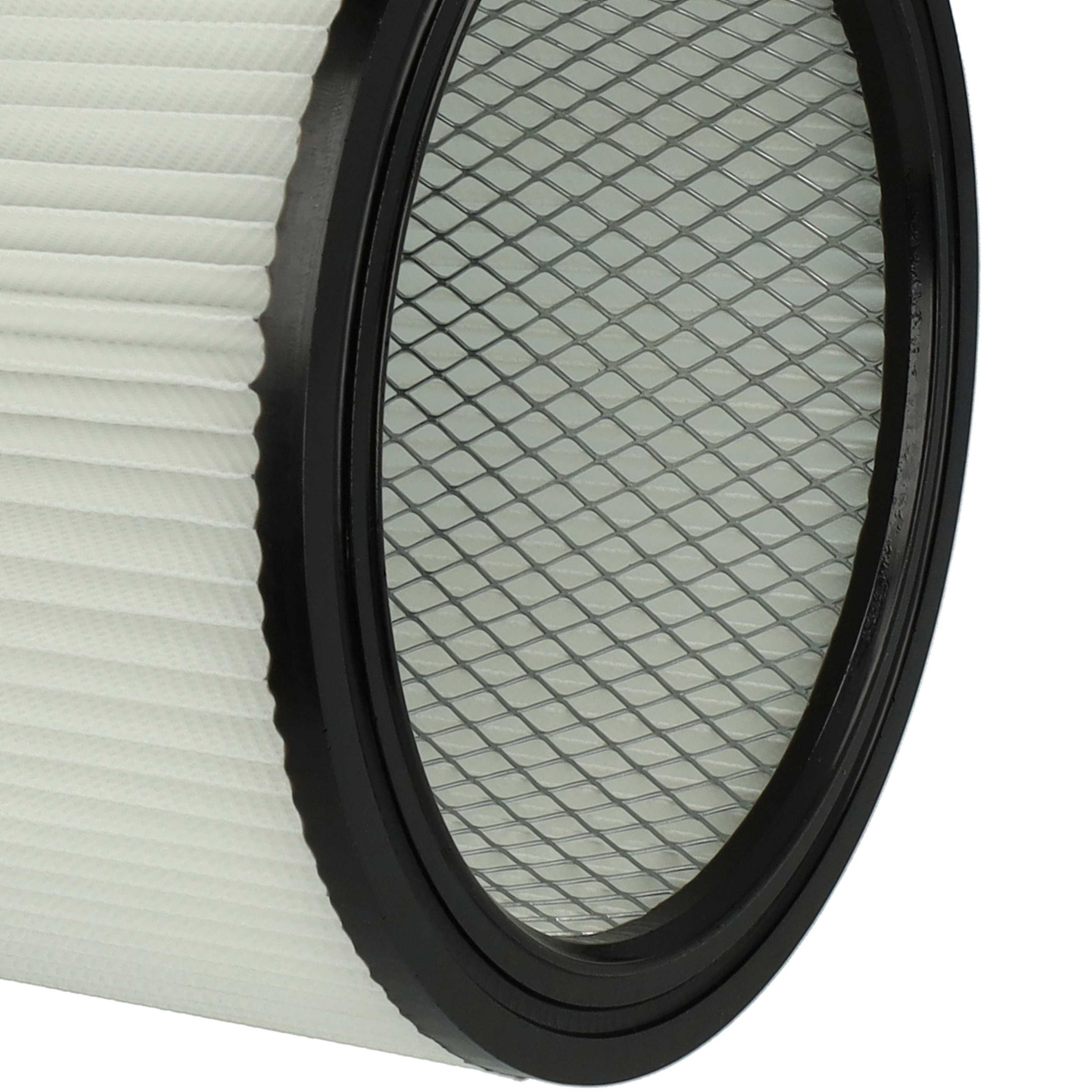 2x Filtro reemplaza ShopVac 126282903041, 026282290038 para aspiradora ShopVac filtro redondo, negro / blanco