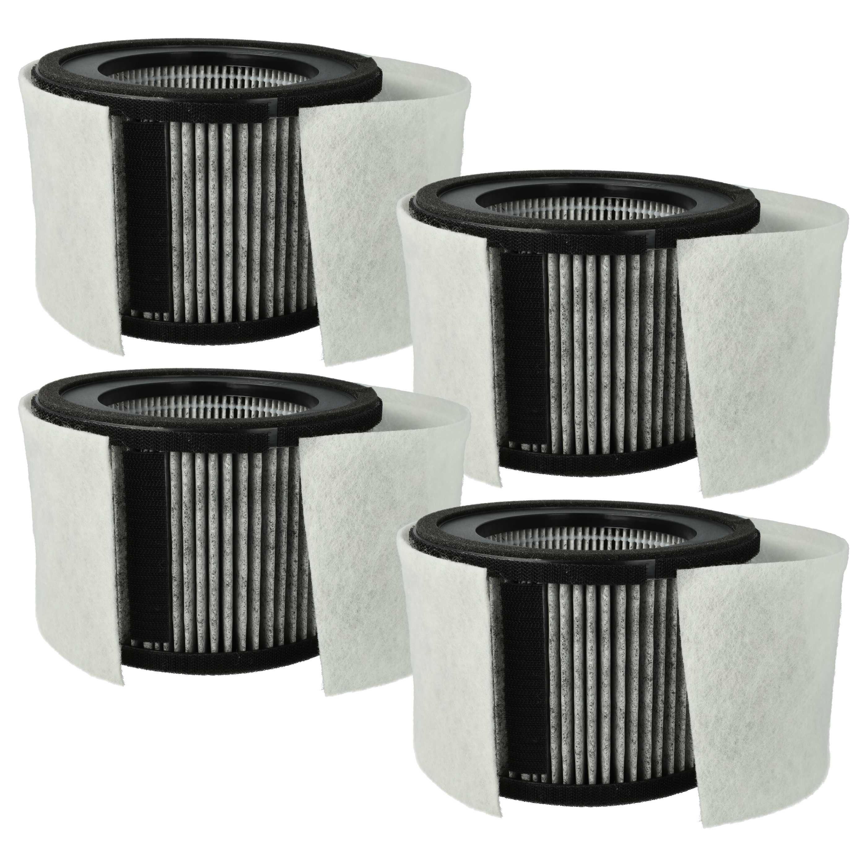4x Filter replaces Leifheit / Soehnle 68129, 68106 Air Purifier - plastic