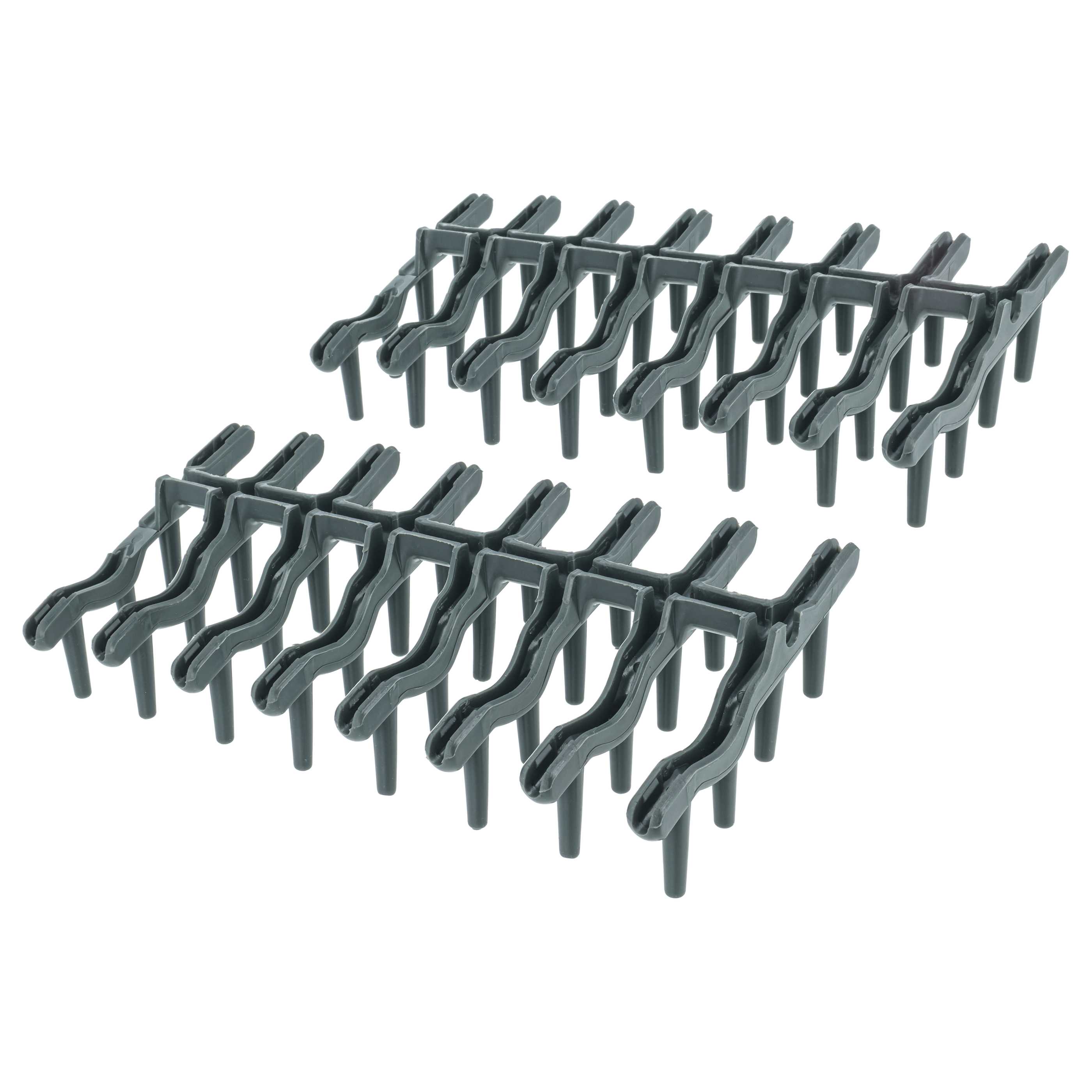 4x Inserto cestello superiore sostituisce AEG 1380184000 per lavastoviglie - supporto bicchieri, gomma