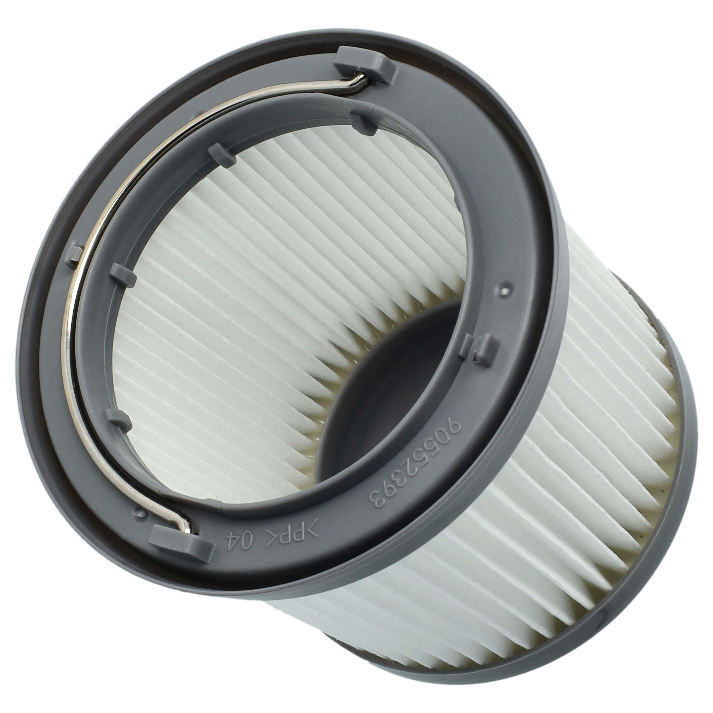 3x Filtercartridge filter replaces Black & Decker VF90, PVF110 for Black & Decker Vacuum Cleaner, white / grey