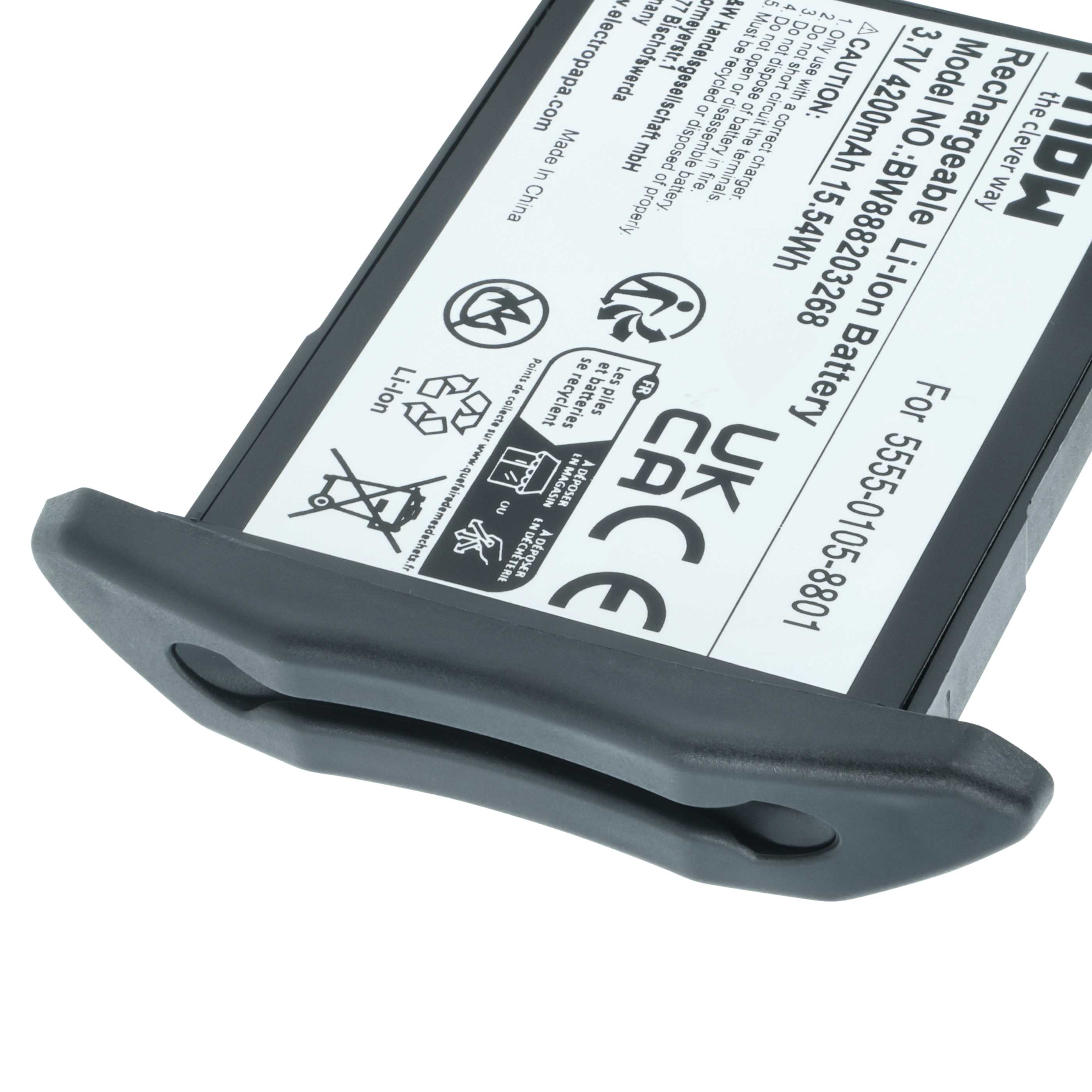 Akumulator do kolektora danych zamiennik NCR Orderman 5555-0105-8801 - 4200 mAh 3,7 V Li-Ion