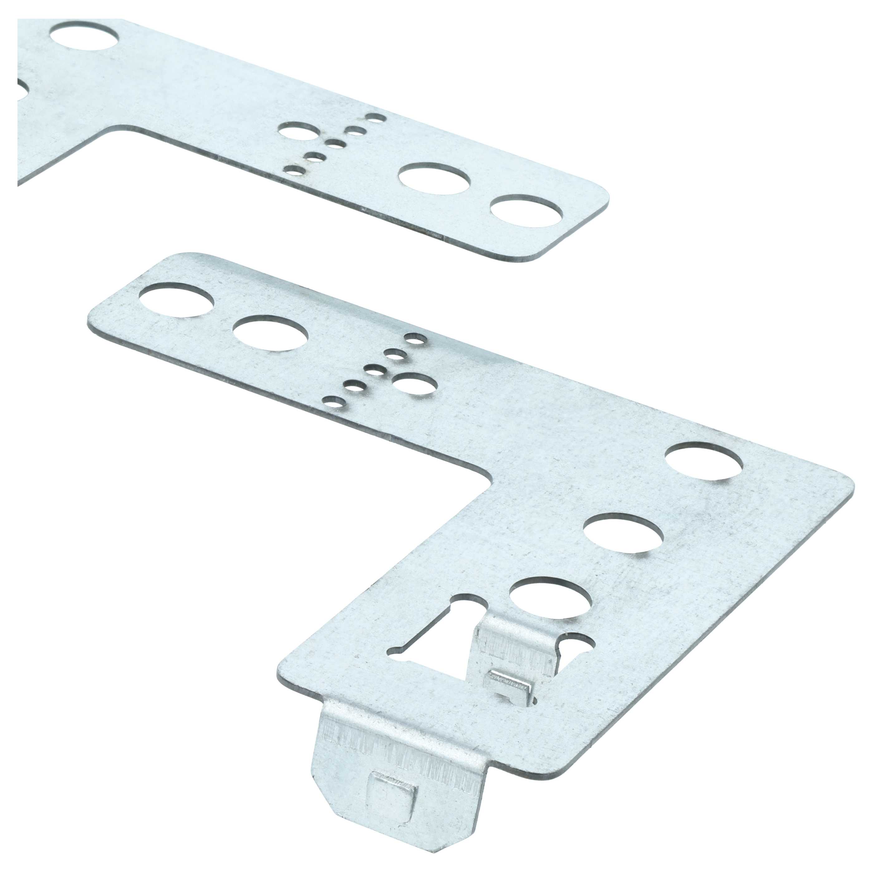 2tlg. Befestigungswinkel Set für Bosch Siemens Spülmaschine ersetzt 00170664 - Befestigungssatz links rechts