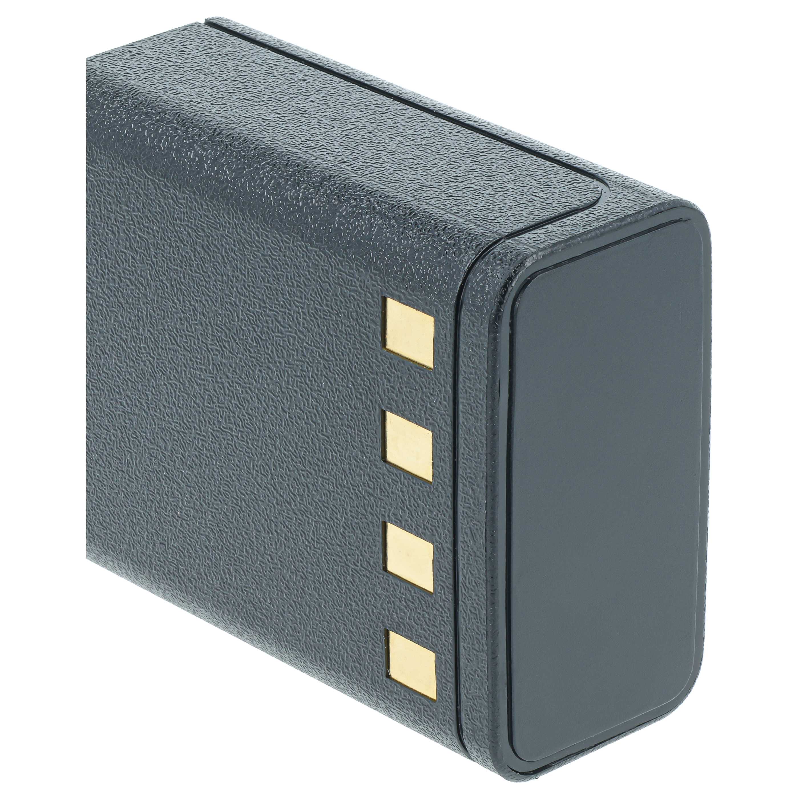 Radio 2x Battery replaces Bullard BNH-5447TIC, BU32H1-A - 2500 mAh 9.6 V NiMH