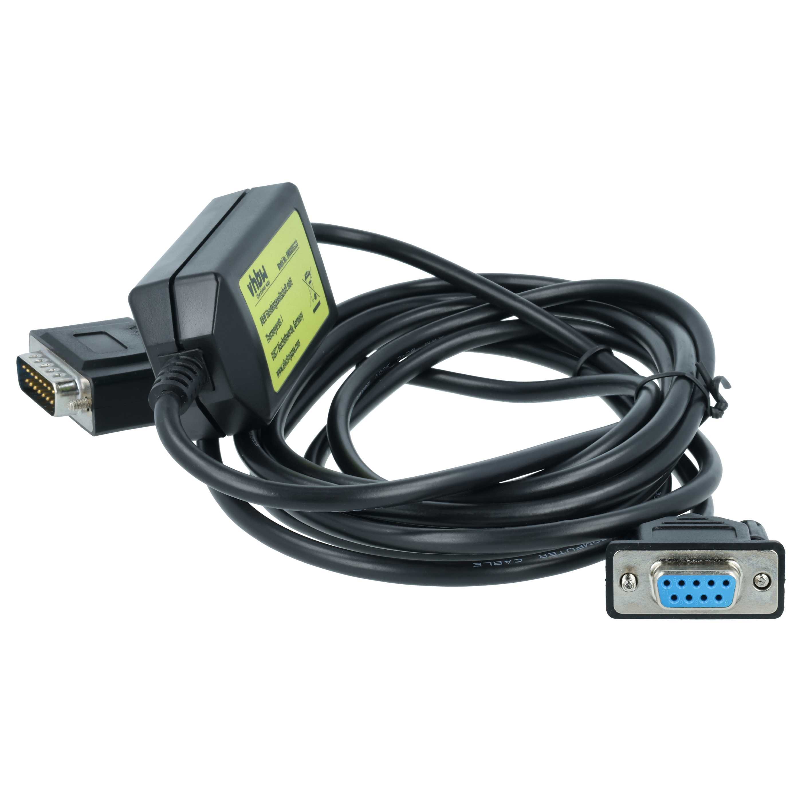 Programmierkabel RS-232 passend für Siemens Simatic S5 100U Peripheriegerät - Adapter 14,2cm Schwarz