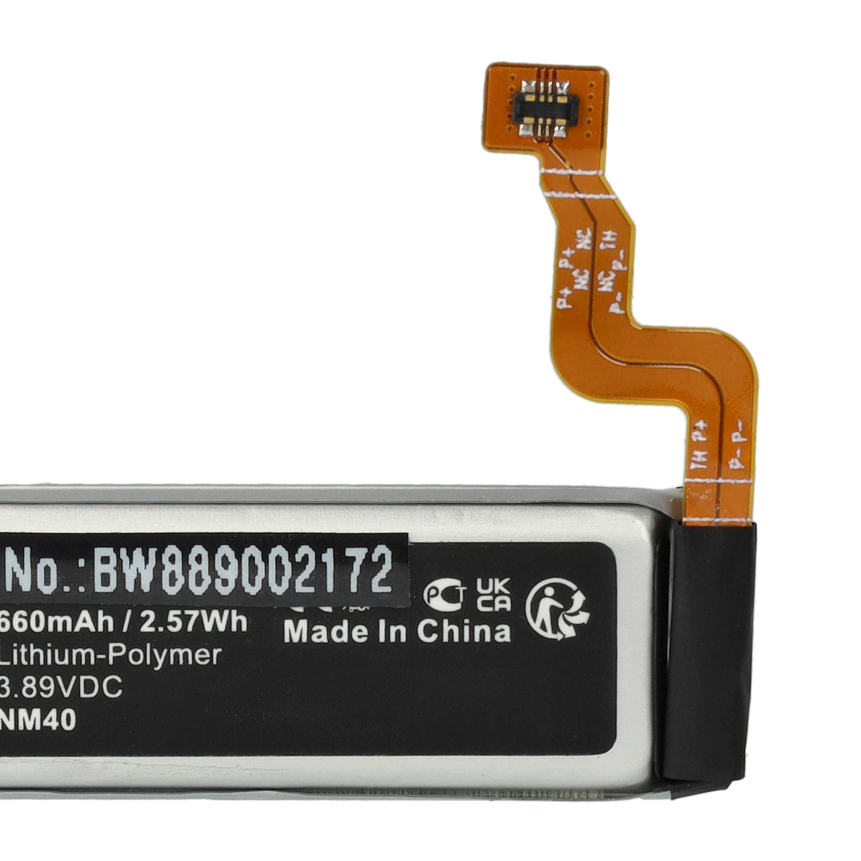 Akku als Ersatz für Motorola NM40, SB18D44720 - 660mAh 3,89V Li-Polymer