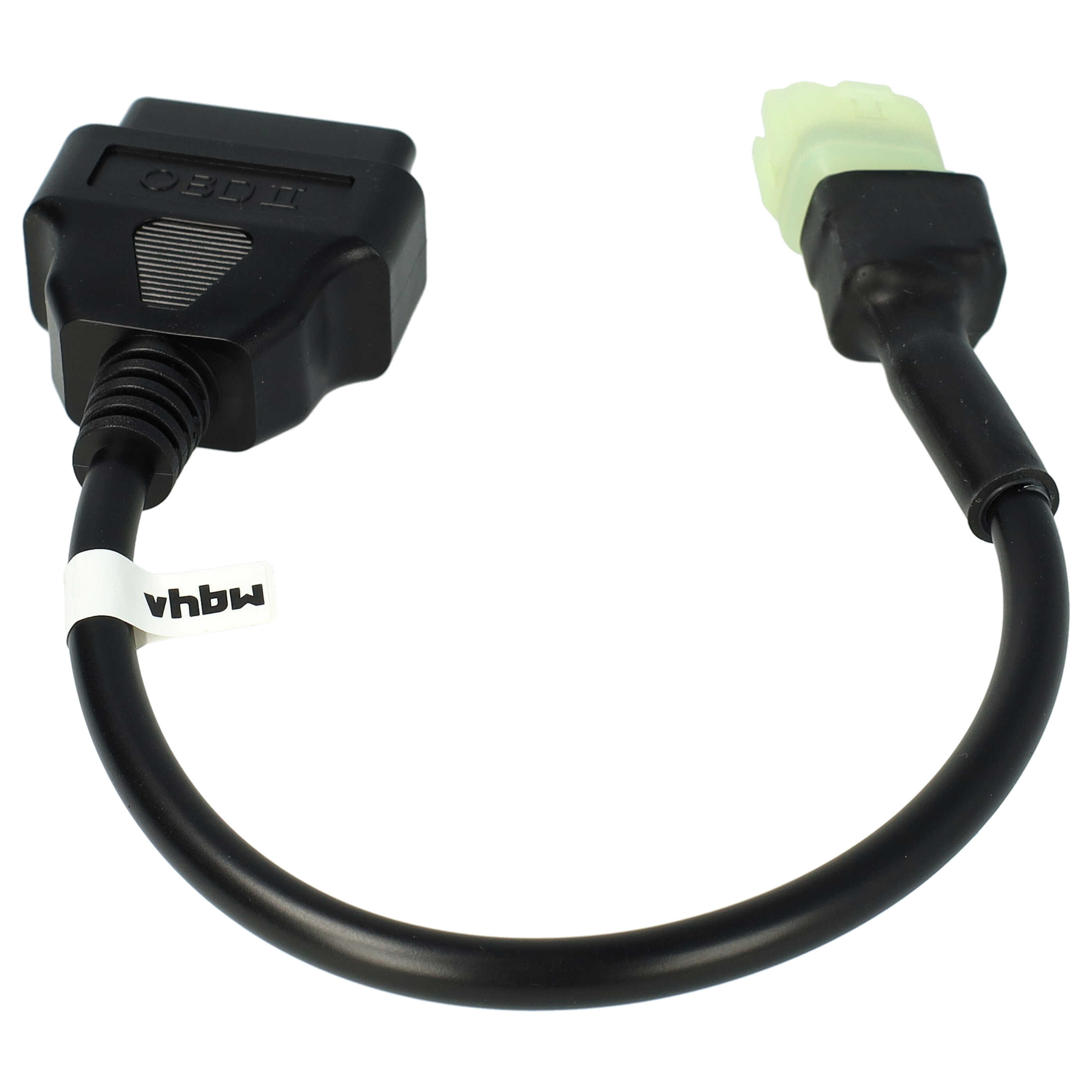 vhbw OBD2 Adapter 4 Pin to OBD2 16Pin suitable for Honda CB 500 F / FA (2013 - 2019) Motorbike - 28 cm