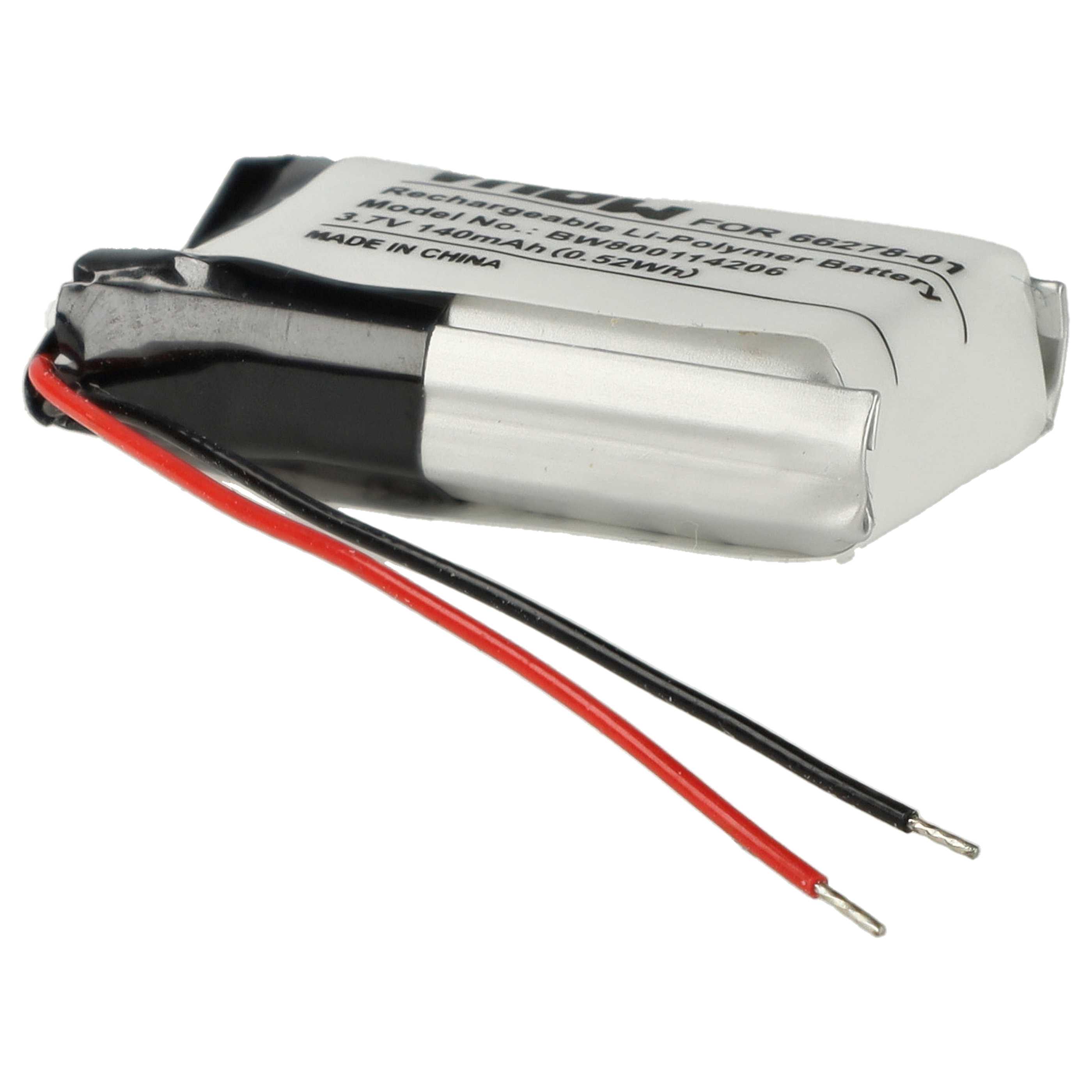 Akumulator do słuchawek bezprzewodowych zamiennik Plantronics 66278-01, 79879-01 - 140 mAh 3,7 V LiPo