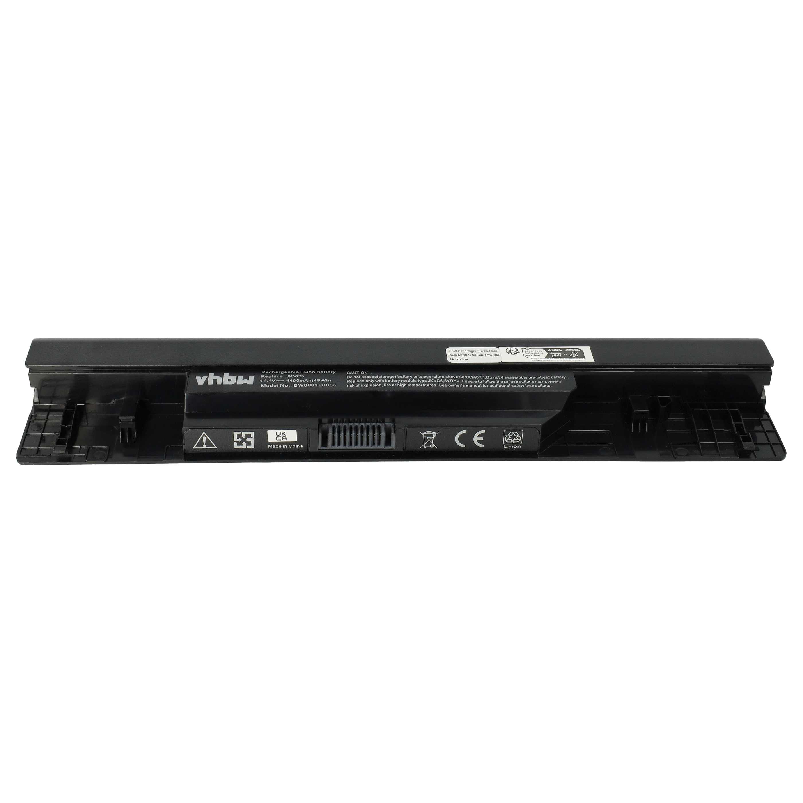 Akumulator do laptopa zamiennik Dell 0FH4HR, 05Y4YV, 0X0WDN, 0NKDWN, 312-1021 - 4400 mAh 11,1 V Li-Ion, czarny