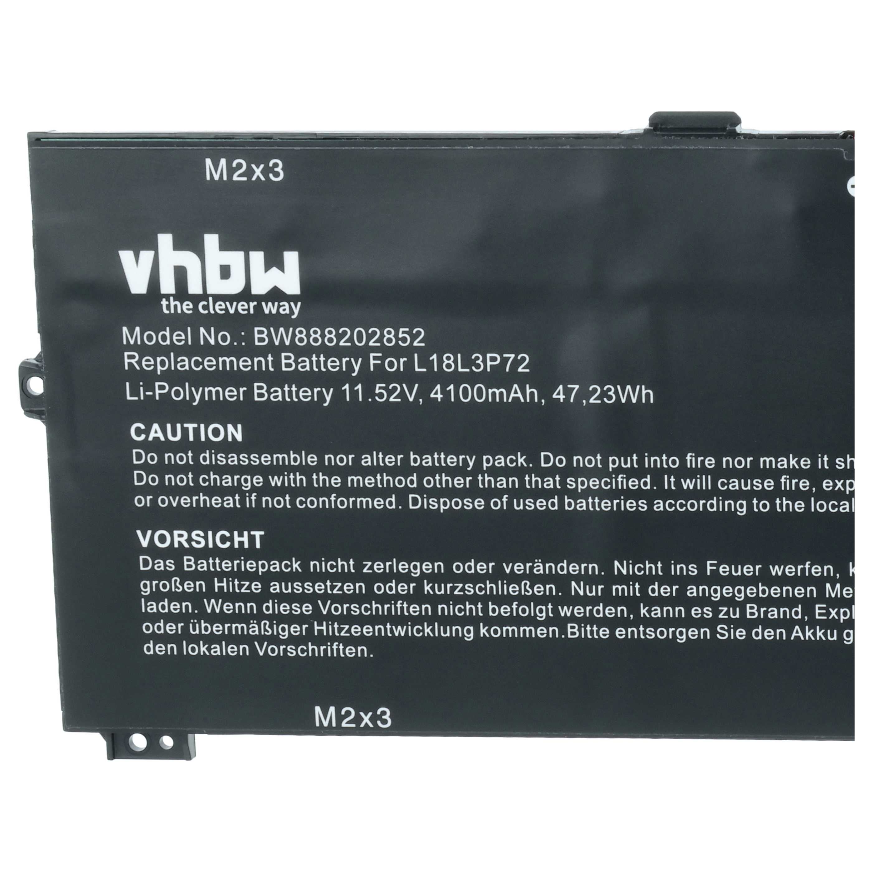 Akumulator do laptopa zamiennik Lenovo 02DL021, 02DL022, 5B10W13927, 5B10W13928 - 4100 mAh 11,52 V LiPo
