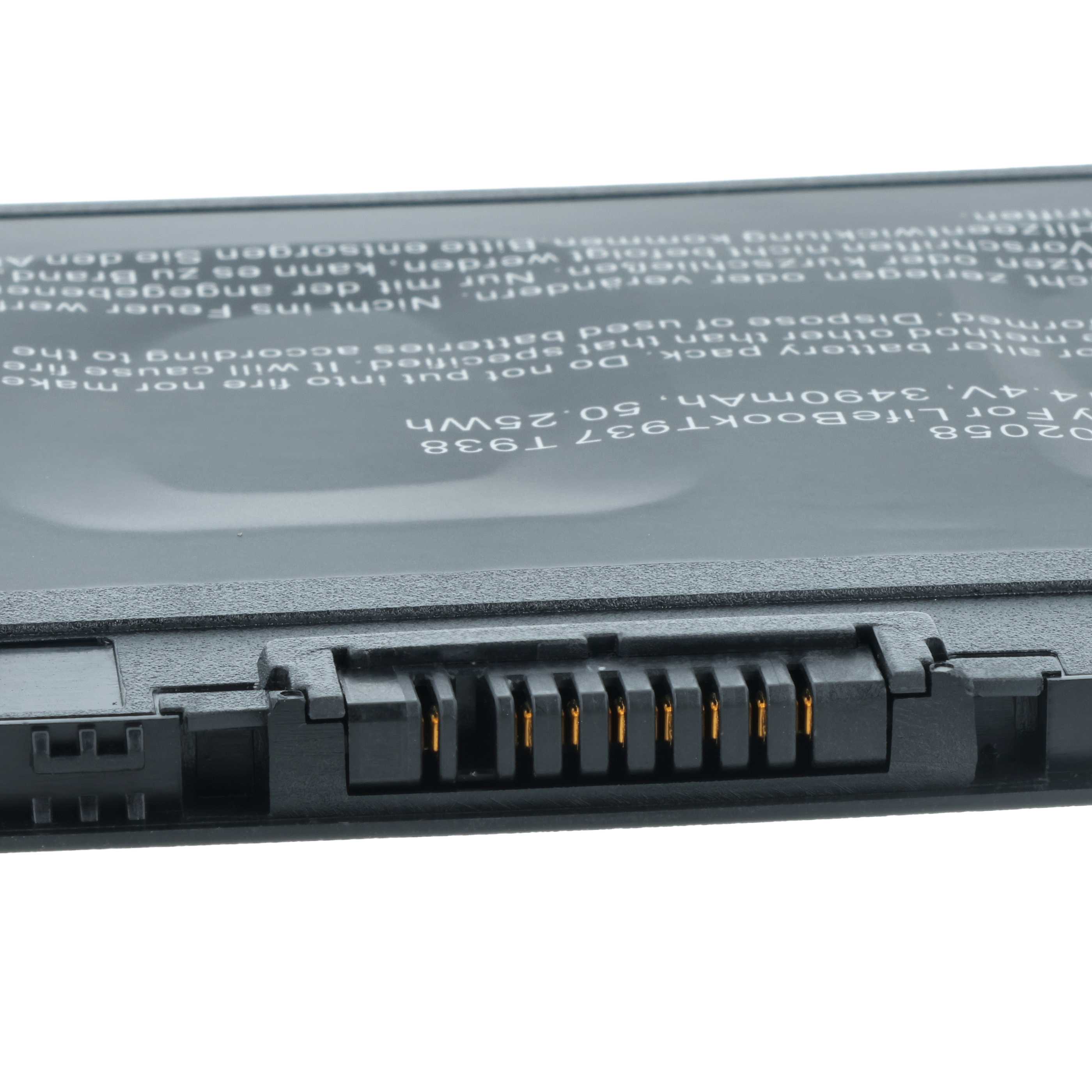 Akumulator do laptopa zamiennik Fujitsu 34053269, 34061271, 34068253 - 3490 mAh 14,4 V Li-Ion, czarny