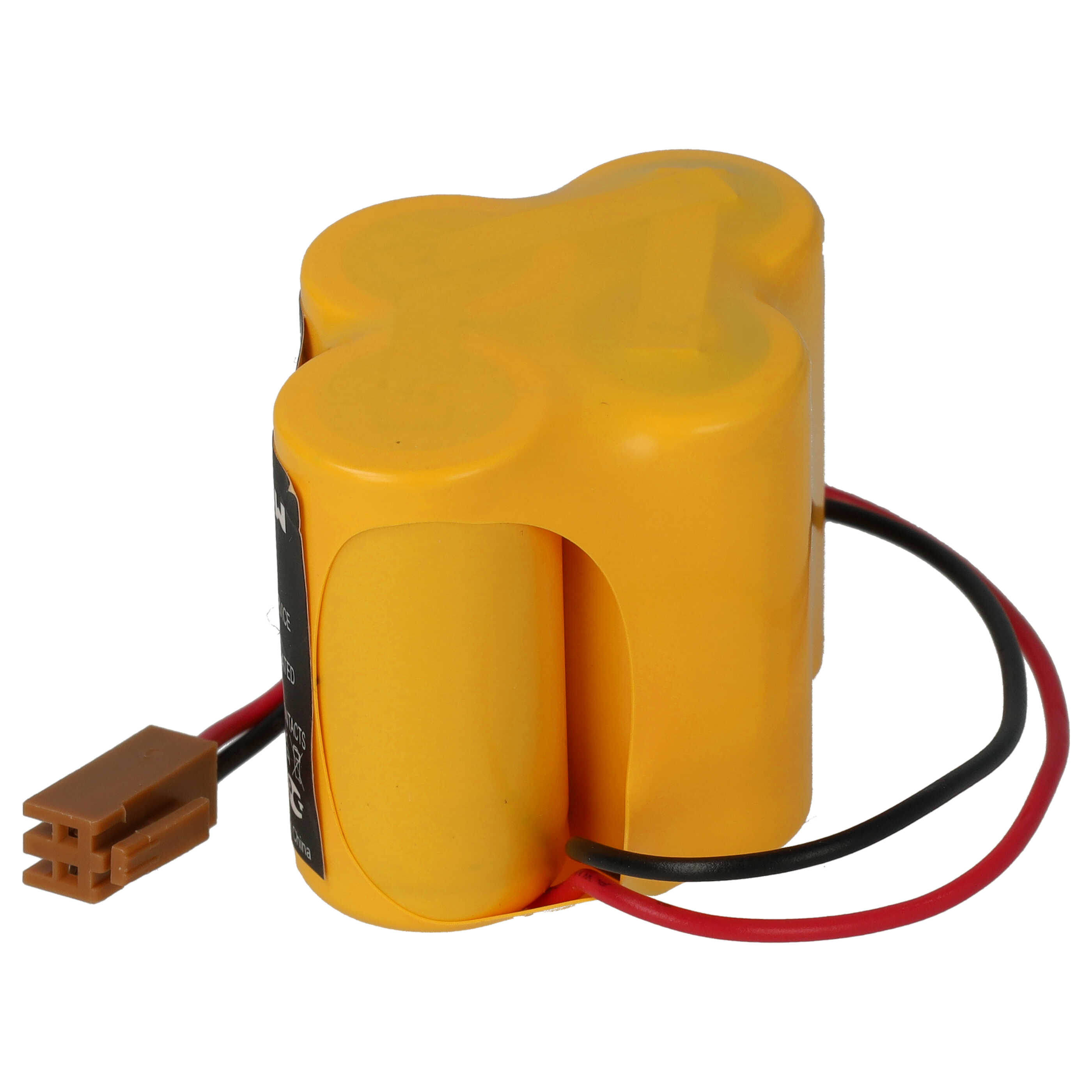 Industrial Controller Battery Replacement for Dantona Matt Pack (with brown connector) - 3000mAh 6V Li-Ion