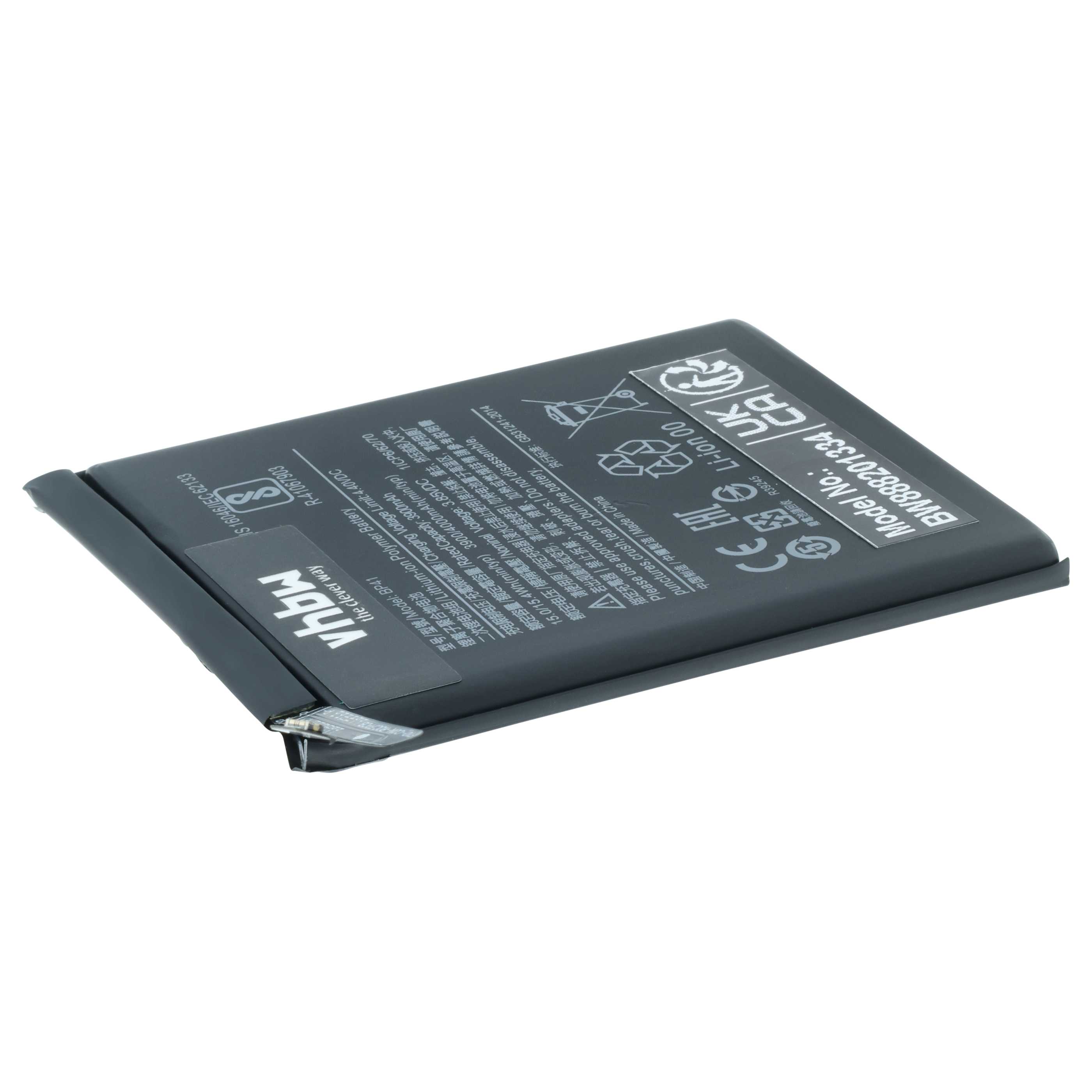 Batteria sostituisce Redmi BP41 per cellulare - 3900mAh 3,85V Li-Poly 