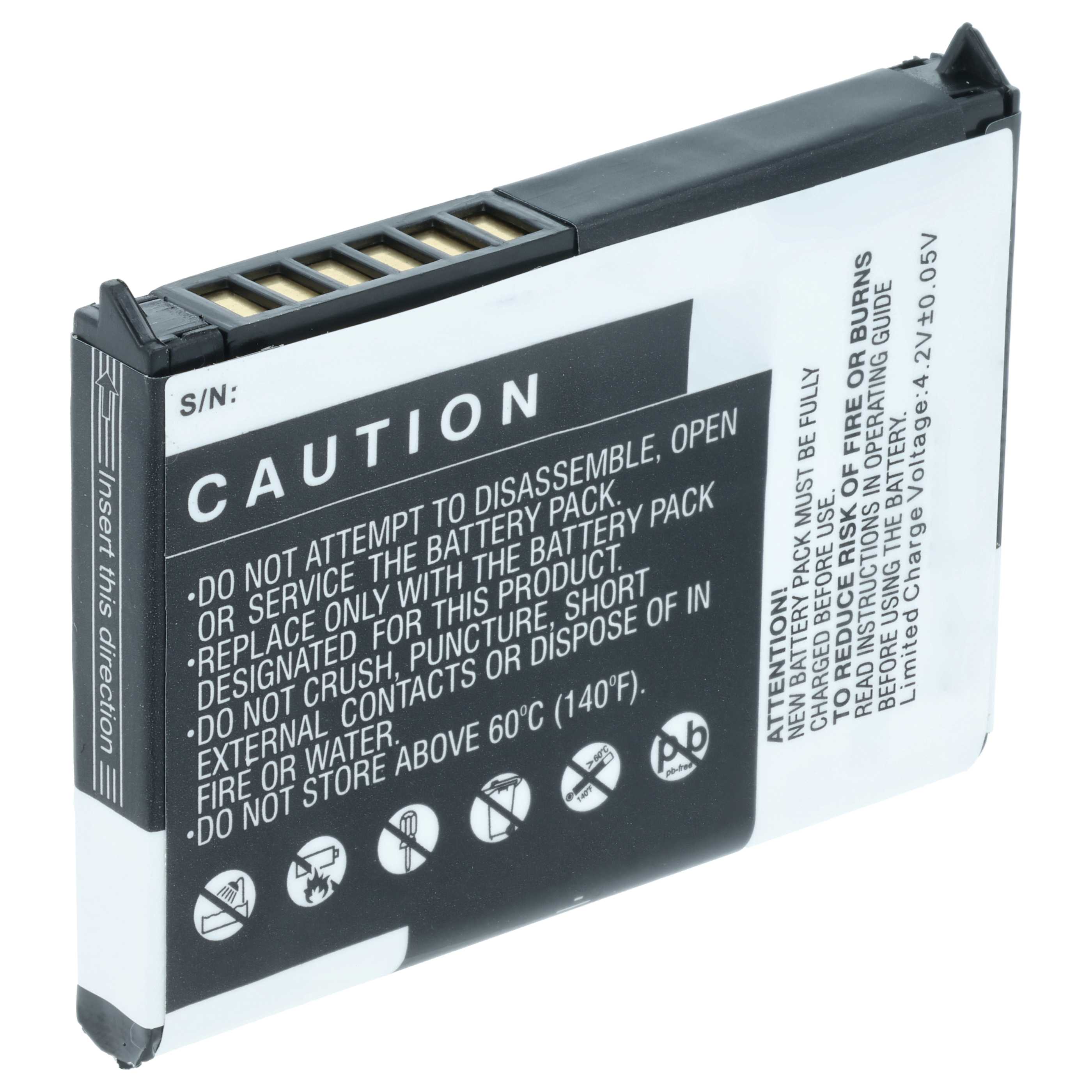 Handheld Computer Battery replaces Fujitsu Siemens PL400MB, PL400MD, PZX65, 10600405394 - 1000mAh, 3.7V