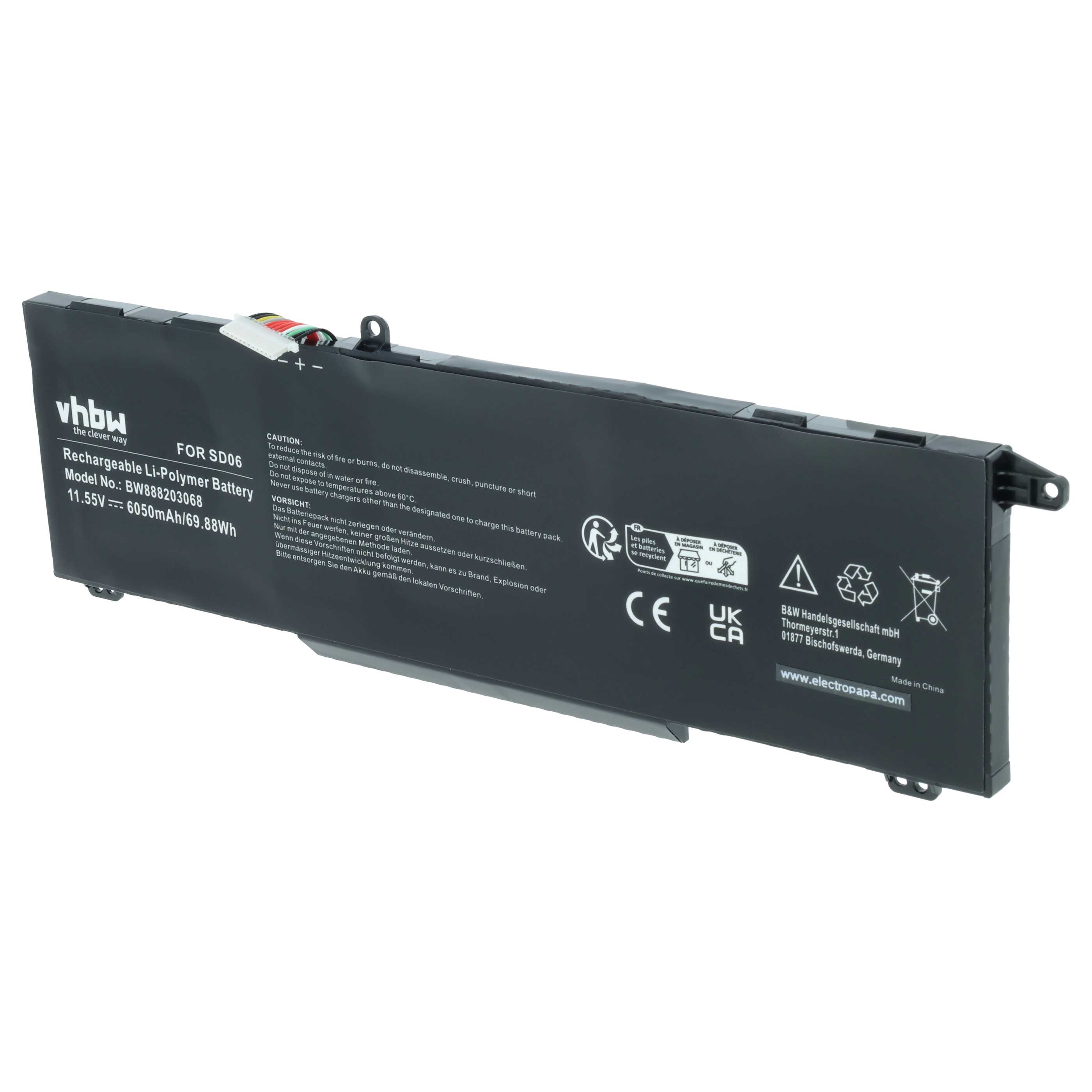 Akumulator do laptopa zamiennik HP L84356-2C1, HSTNN-DB9U, HSTNN-089U, L84392-005 - 5900 mAh 11,55 V LiPo