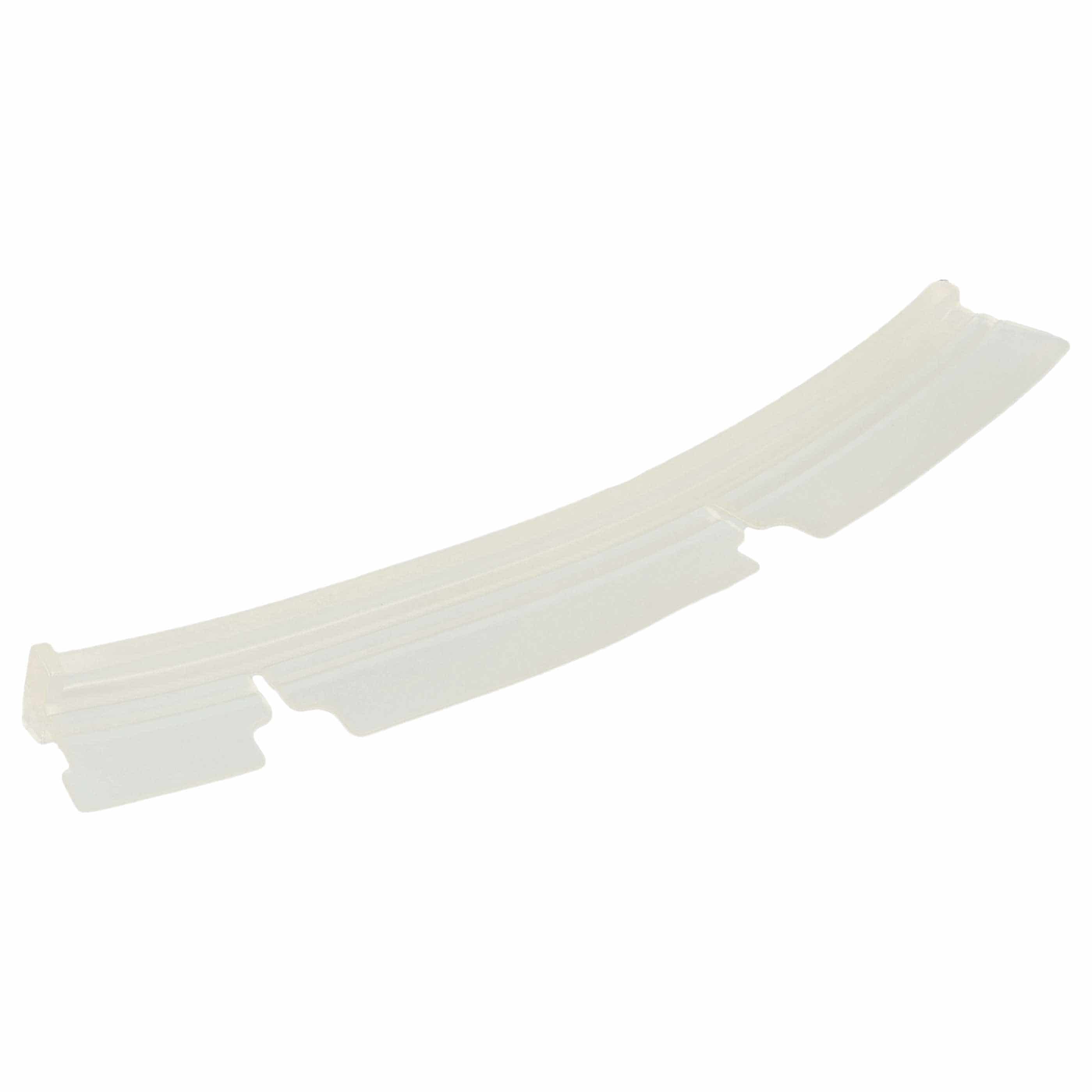 10x Rubber Lip suitable for Neato, Vorwerk XV-11 Robot Vacuum Cleaner etc. - With Slats