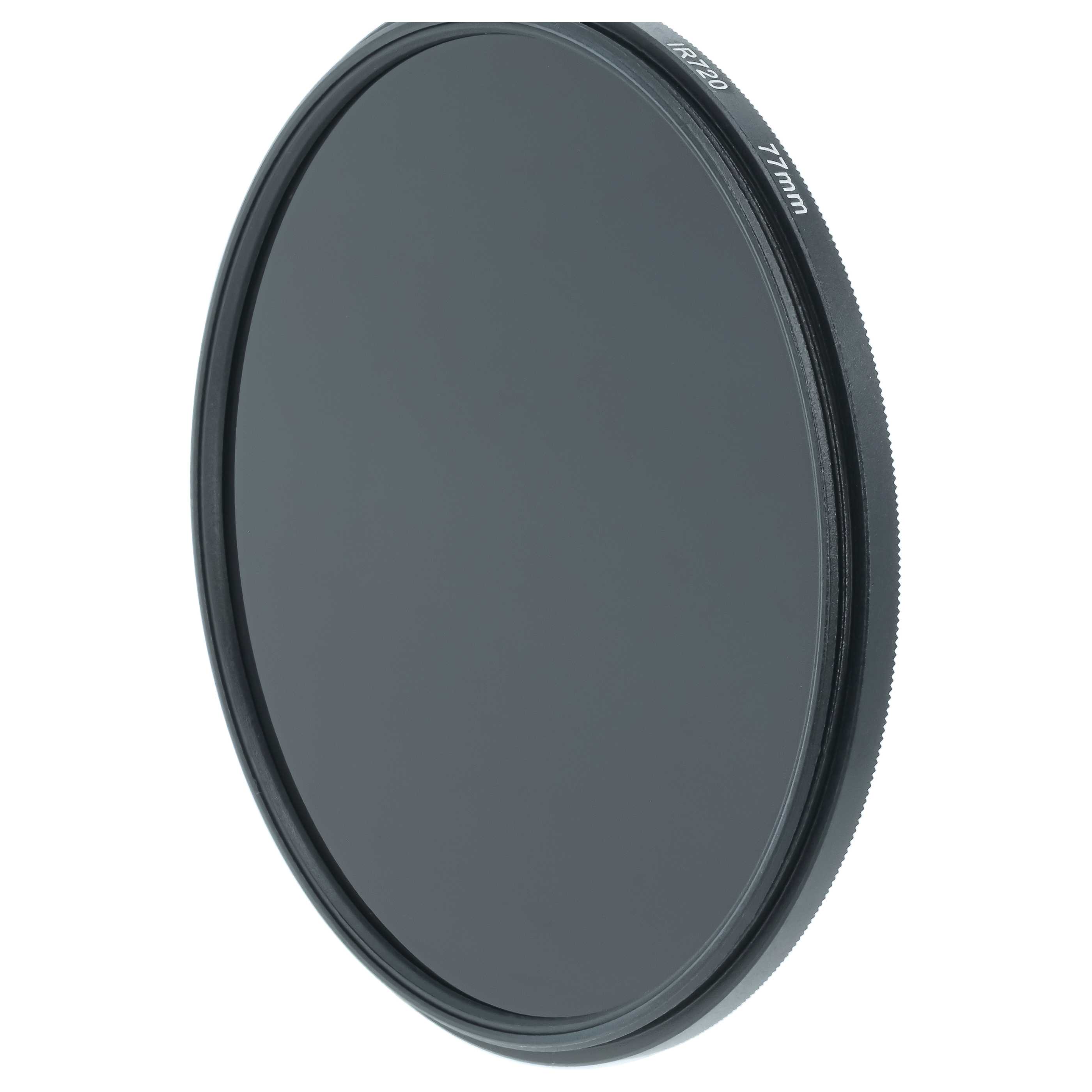 Filtr podczerwieni 720nm na obiektyw z gwintem 77 mm - Filtr IR