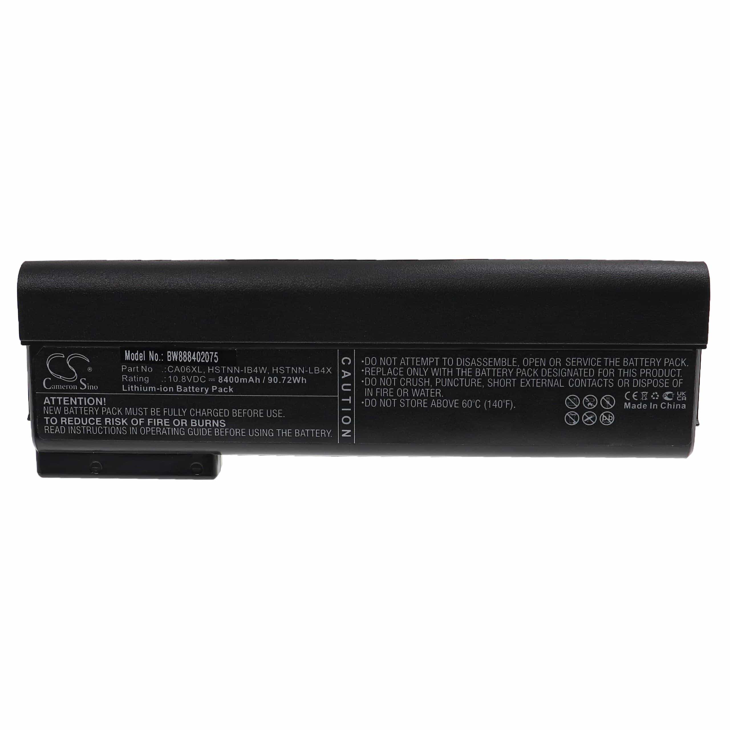 Notebook Battery Replacement for HP 718676-121, 718675-141, 718675-142, 718675-121 - 8400mAh 10.8V Li-Ion