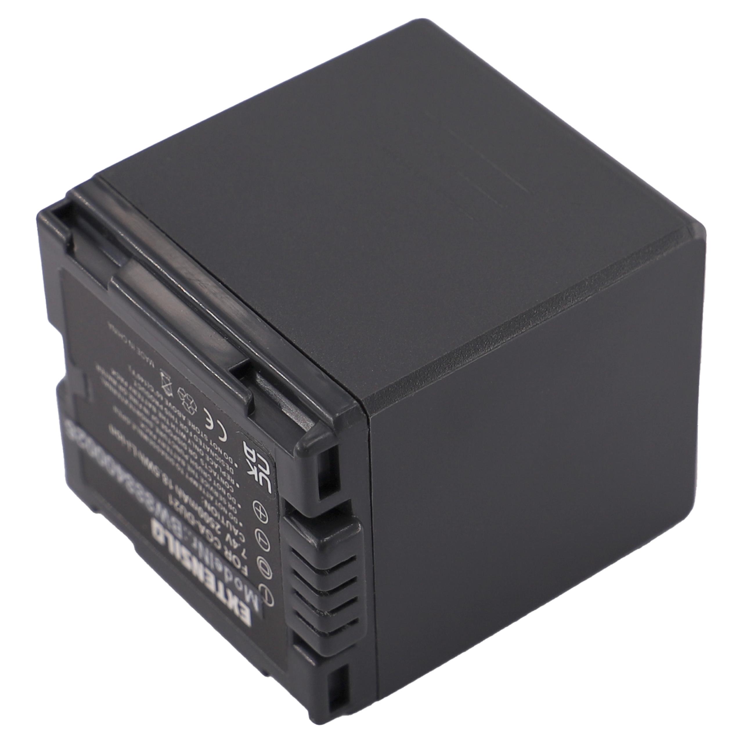 Batteria sostituisce Hitachi DZ-BP21, DZ-BP14s, DZ-BP07s per fotocamera Hitachi - 2500mAh 7,4V Li-Ion