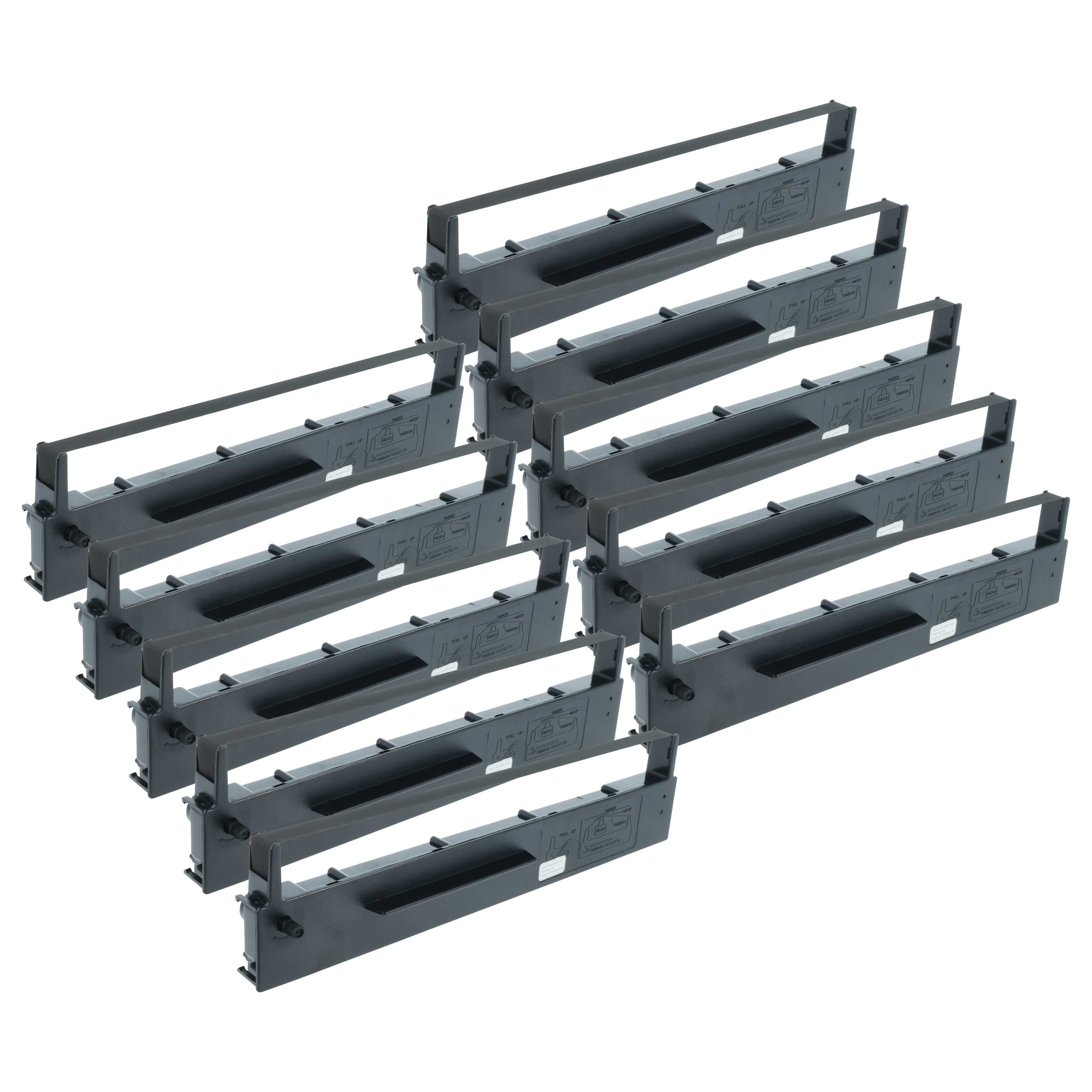 10x Ink Ribbon replaces Seiko SP800 for TEC Dot Matrix, Receipt Printer etc. - Black