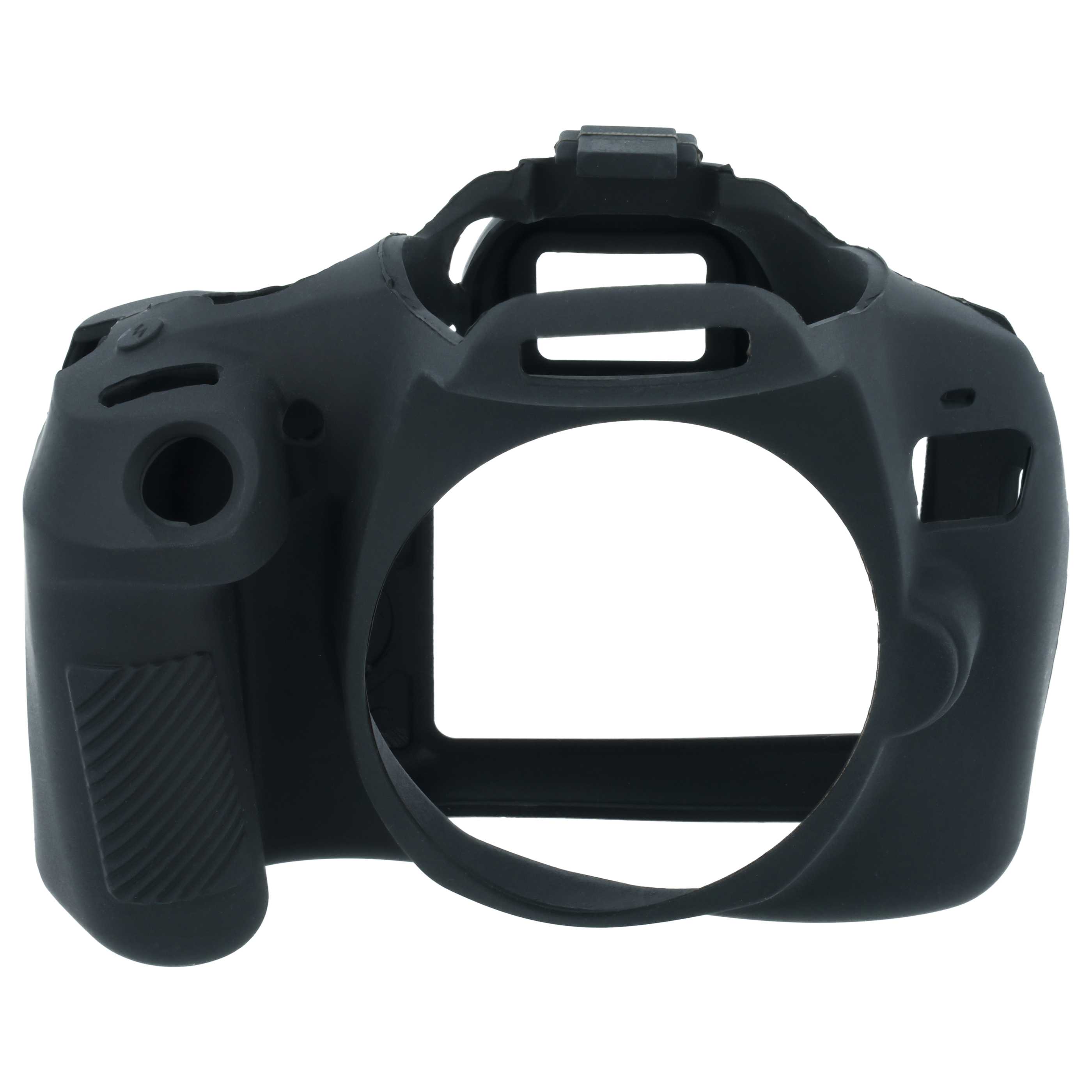 Case suitable for Canon EOS Kiss X80 Camera - Silicone, Black