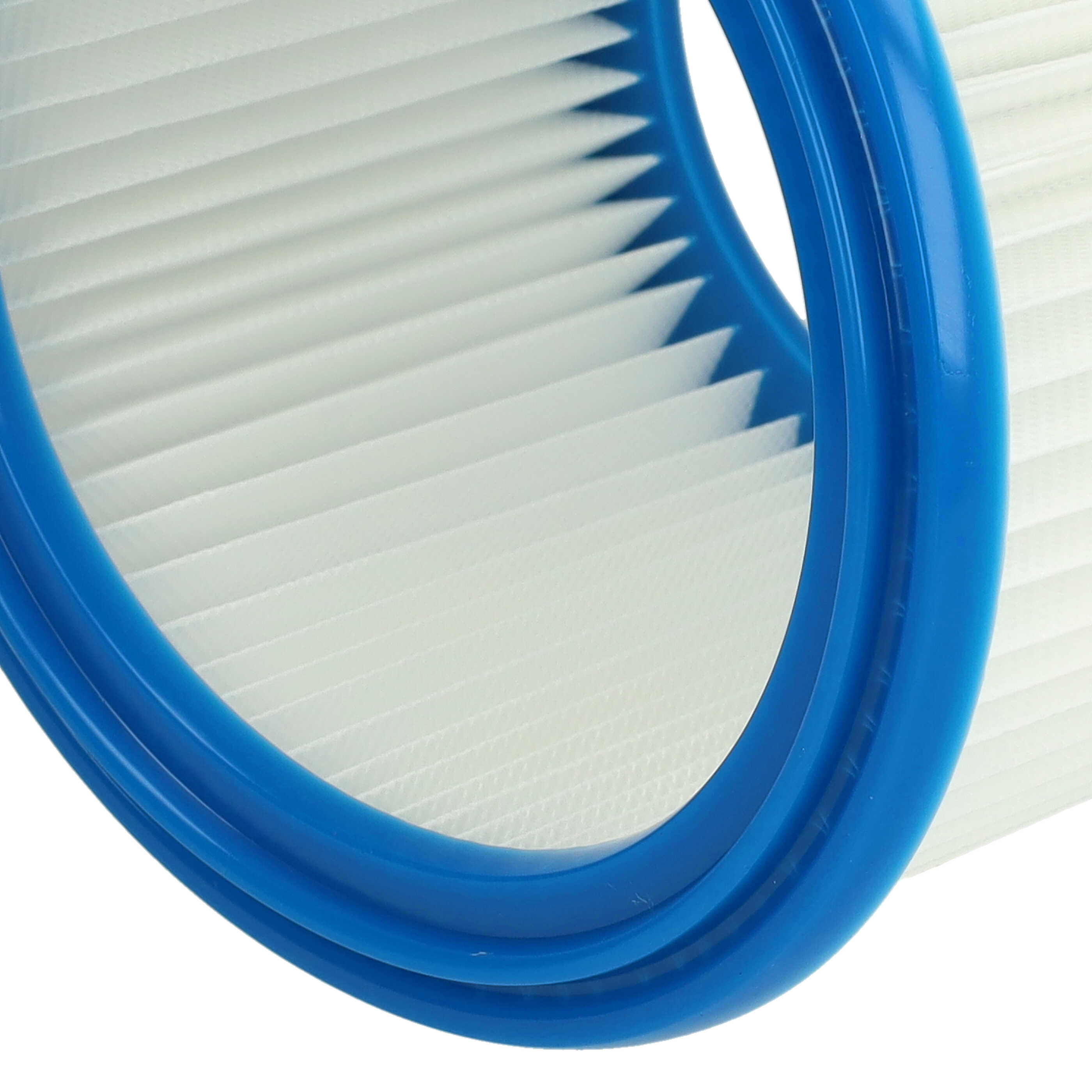 Filtro reemplaza Bosch 2607432024 para aspiradora - filtro redondo, blanco / azul