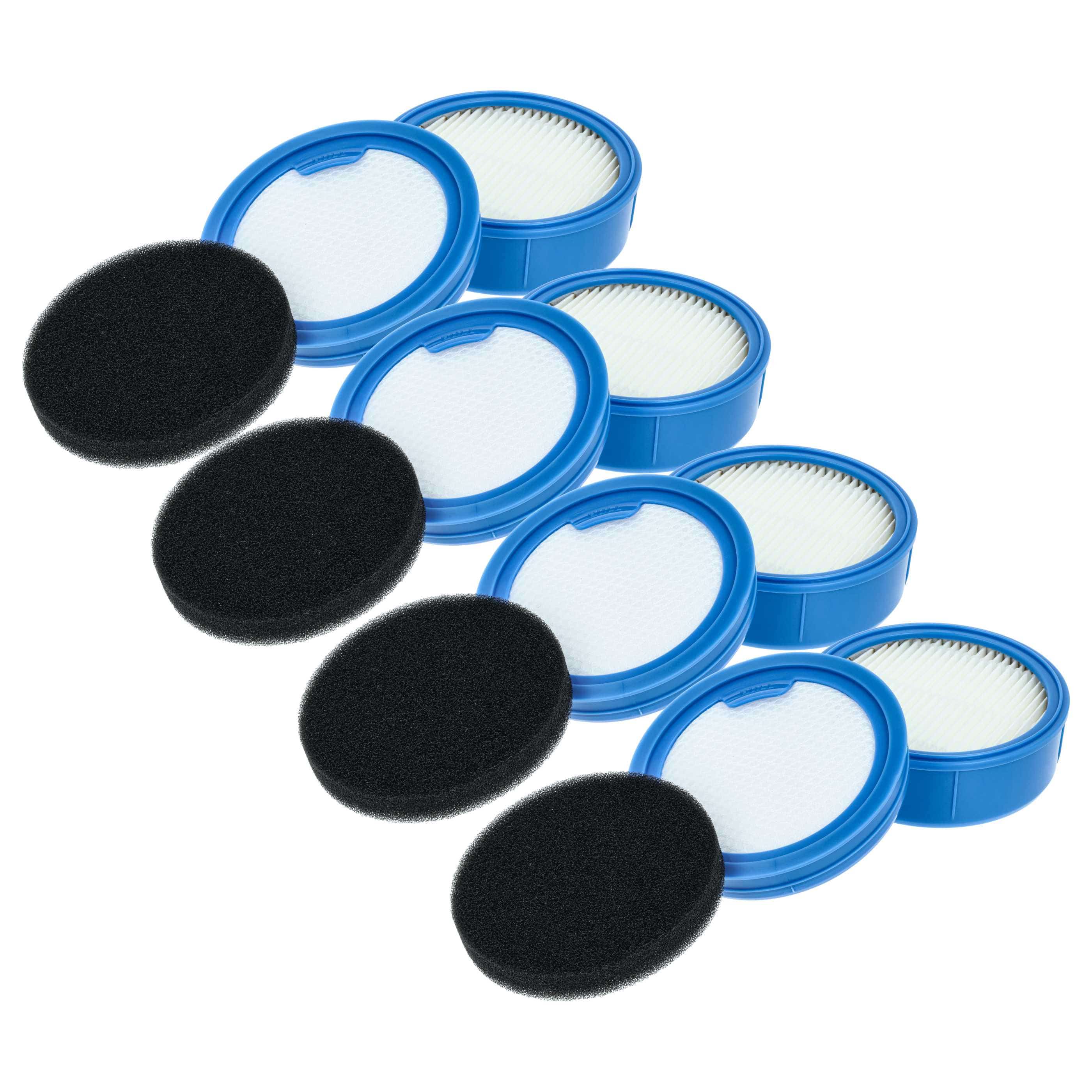 4x Filter Set suitable for Electrolux, AEG ASKW5 Vacuum Cleaner - Vacuum Cleaner Filter Set