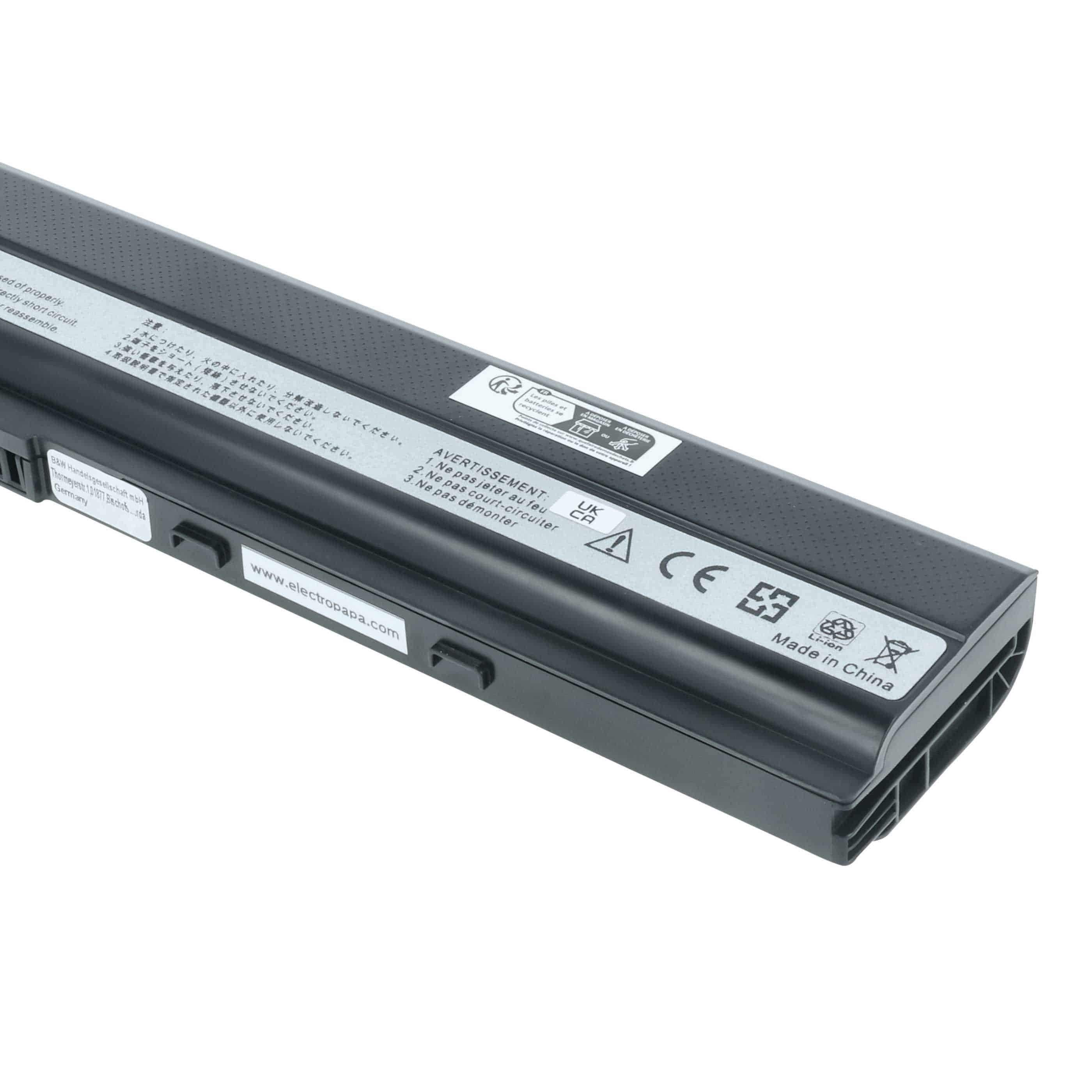 Akumulator do laptopa zamiennik Asus 70-NXM1B2200Z, A31-K42, A31-B53, 90-NXM1B2000Y - 4400 mAh 11,1 V Li-Ion