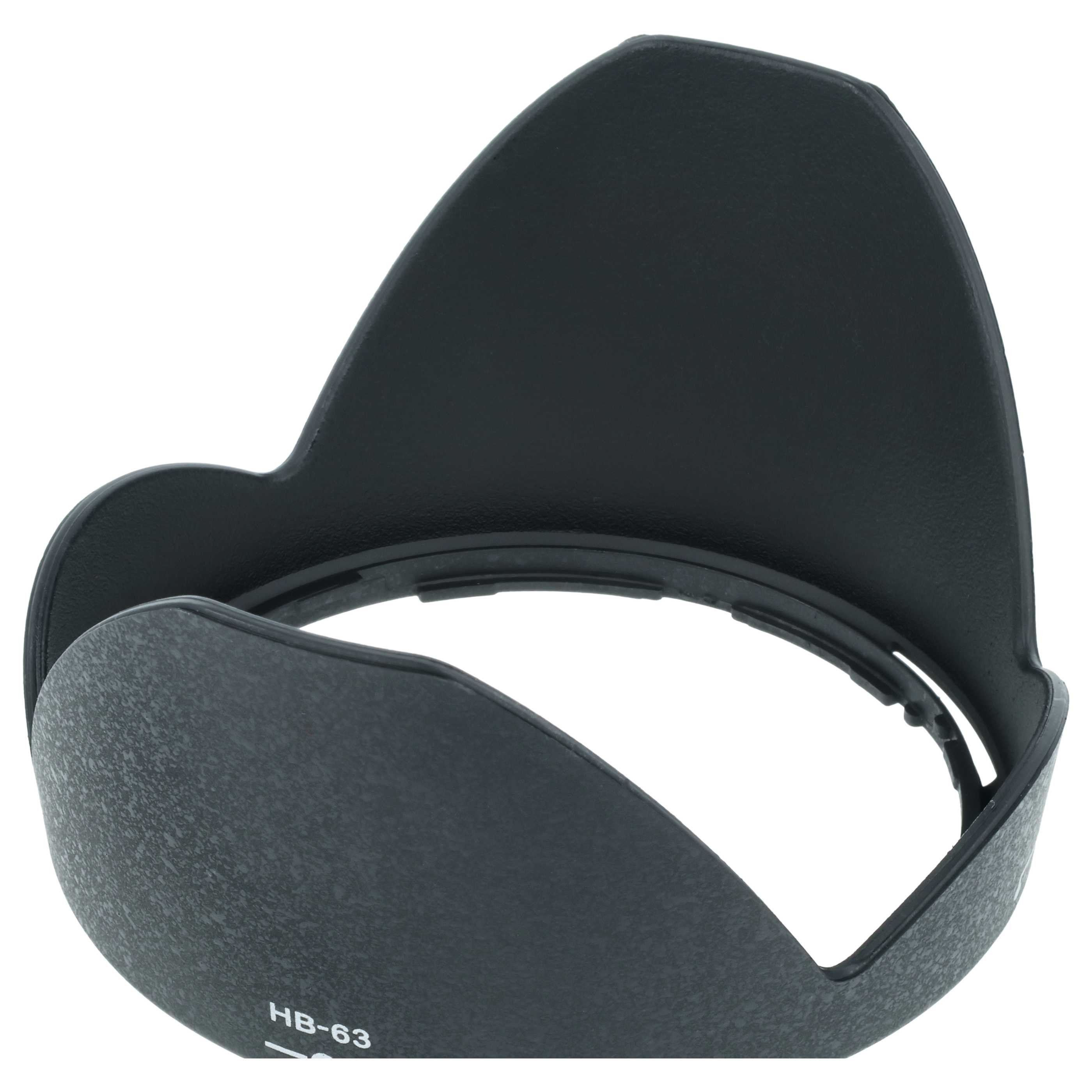 Lens Hood replaces Nikon HB-63 for Nikon Lens with 72 mm Diameter, plastic, black