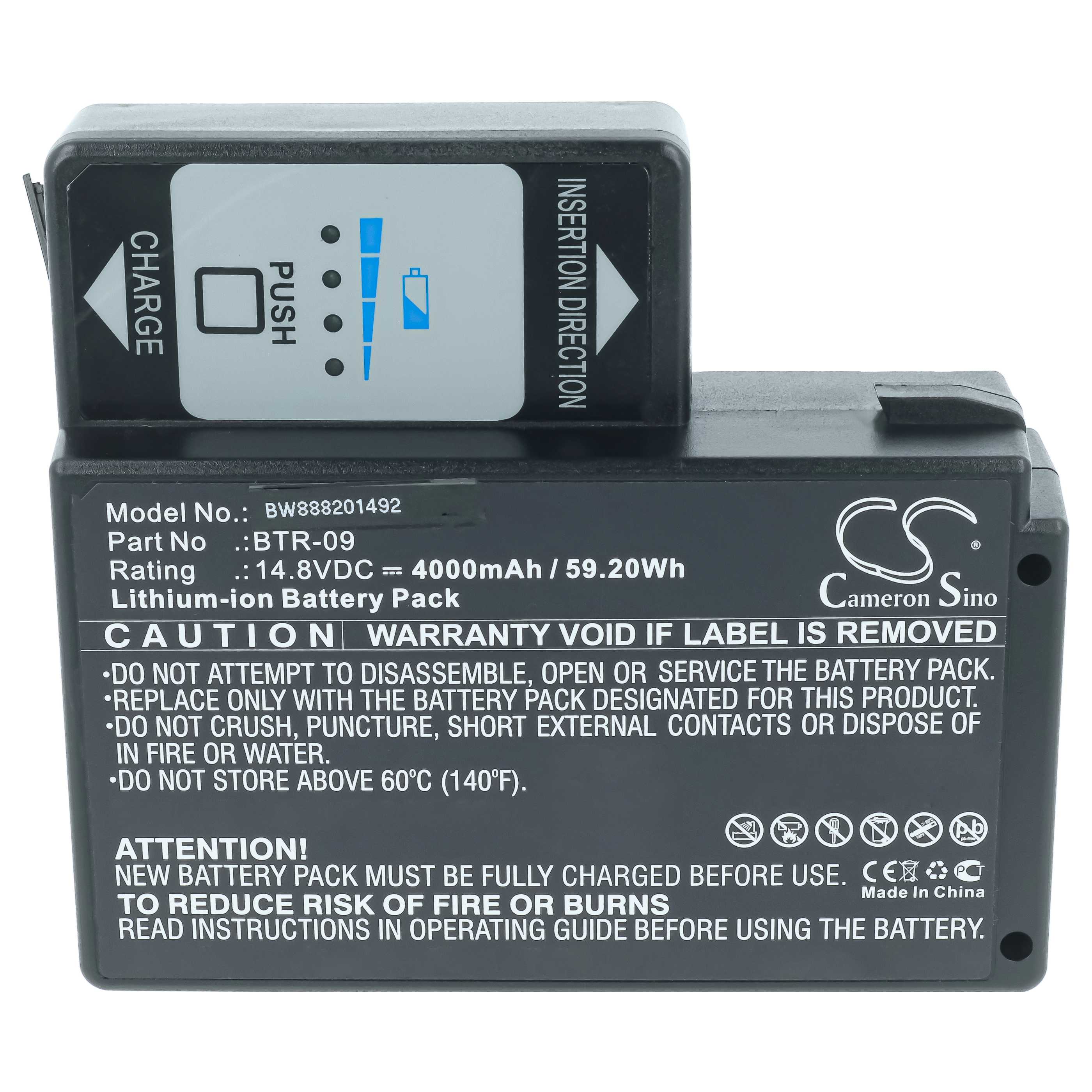 Batteria per giuntatrice sostituisce Fujikura BTR-09 - 4000mAh 14,8V Li-Ion