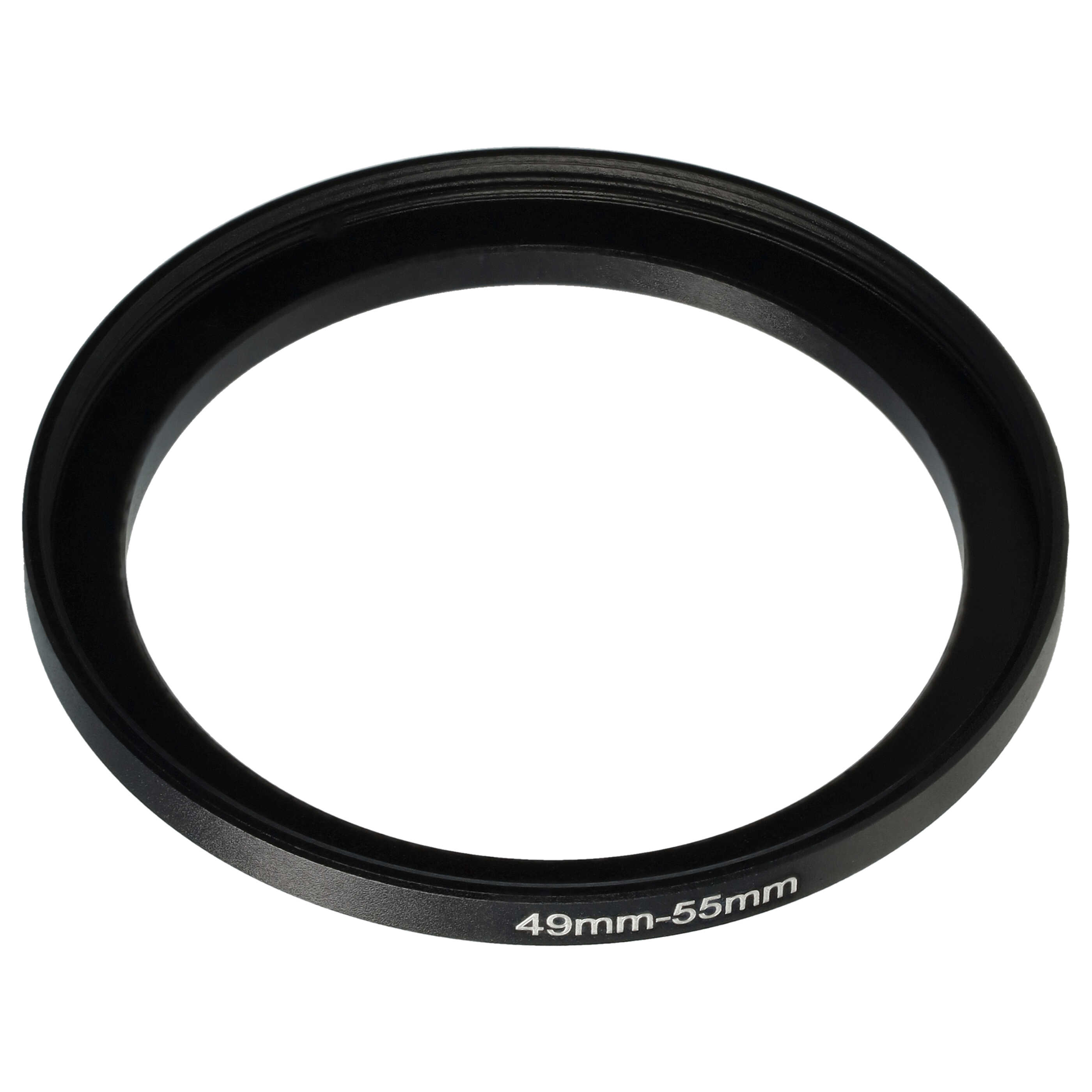 Step-Up-Ring Adapter 49 mm auf 55 mm passend für diverse Kamera-Objektive - Filteradapter